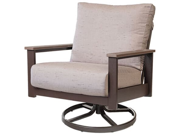 Windward Design Group Kingston Cushion MGP Swivel Rocker Outdoor Lounge Chair