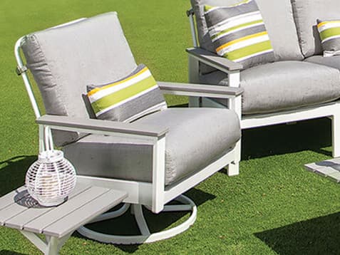 Windward Design Group Kingston Cushion MGP Swivel Rocker Outdoor Lounge Chair