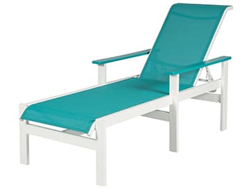 Windward Design Group Kingston Sling Mgp Patio Chaise Lounge with Arms