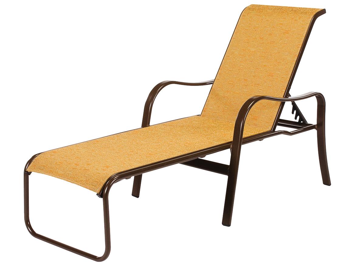 Windward Design Group Sonata Sling Aluminum Patio Chaise Lounge