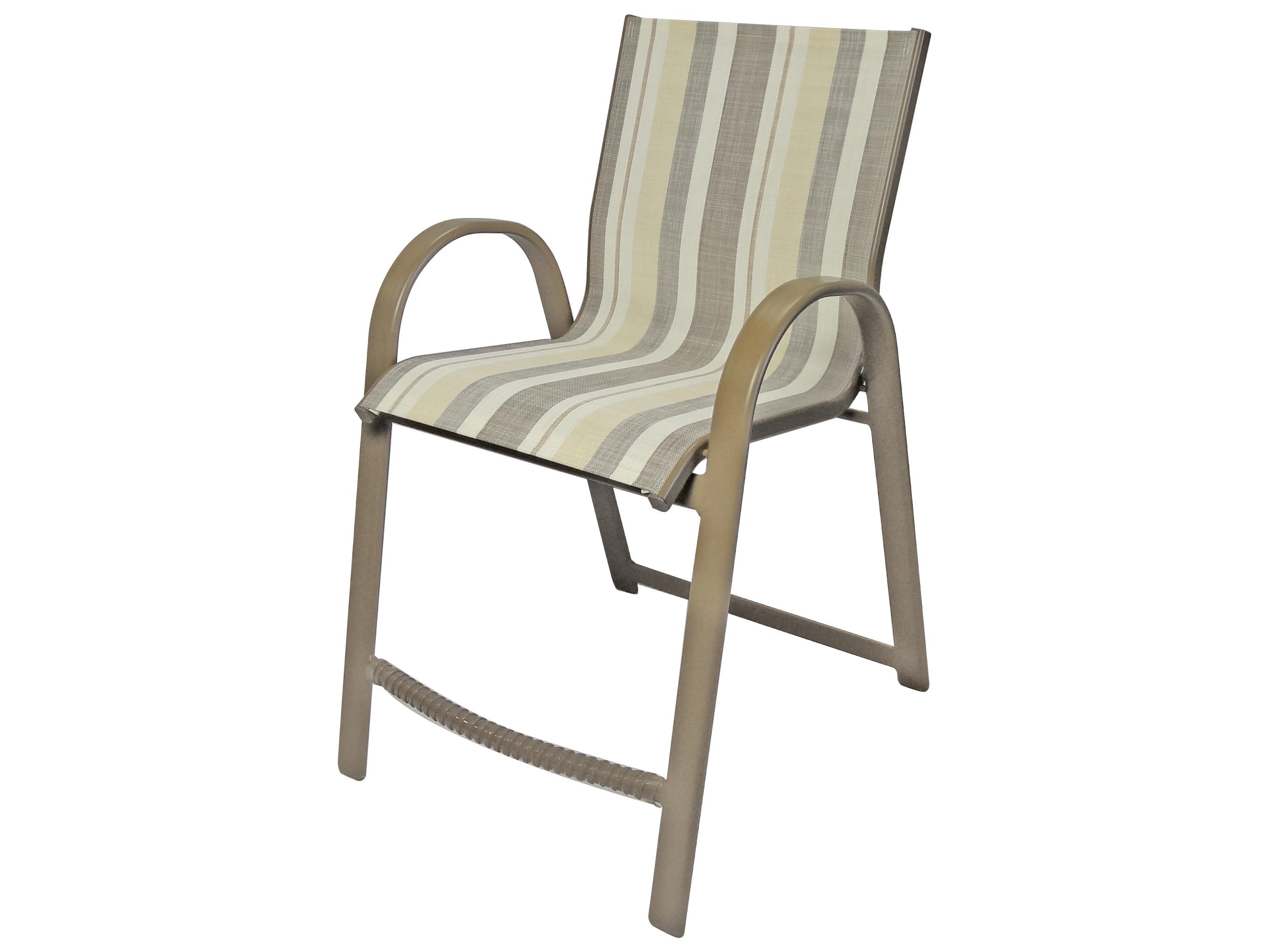 Windward Design Group Anna Maria Sling Aluminum Stacking Balcony Chair