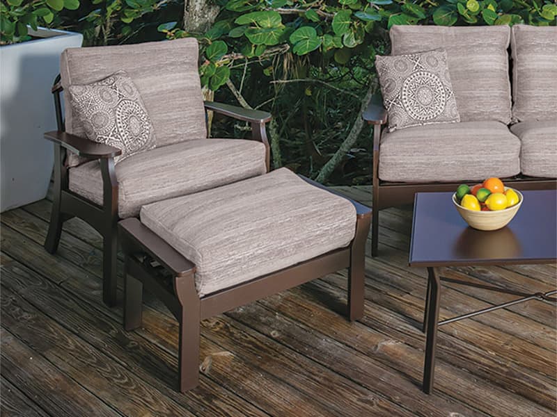 Windward Design Group Covina Cushion MGP High Back Outdoor Lounge Chair