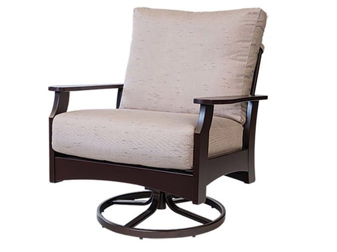 Windward Design Group Covina Cushion MGP High Back Swivel Rocker Outdoor Patio Lounge Chair