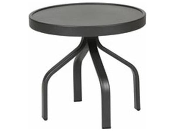 Windward Design Group Avalon II Aluminum Tables Round Patio End Table