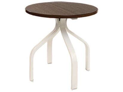 Windward Design Group Raleigh Aluminum Round Outdoor Side Table
