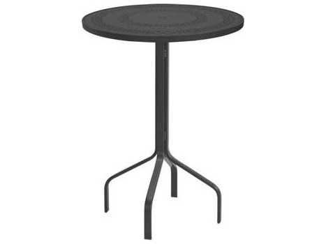 Windward Design Group Mayan Punched Aluminum Round Balcony Table