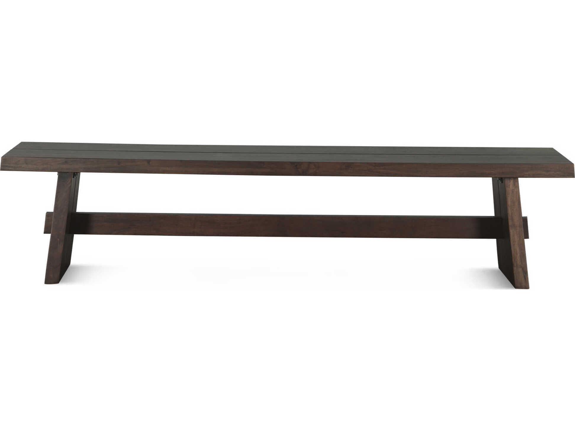 World Interiors Acadia Coffee Bean Brown Accent Bench