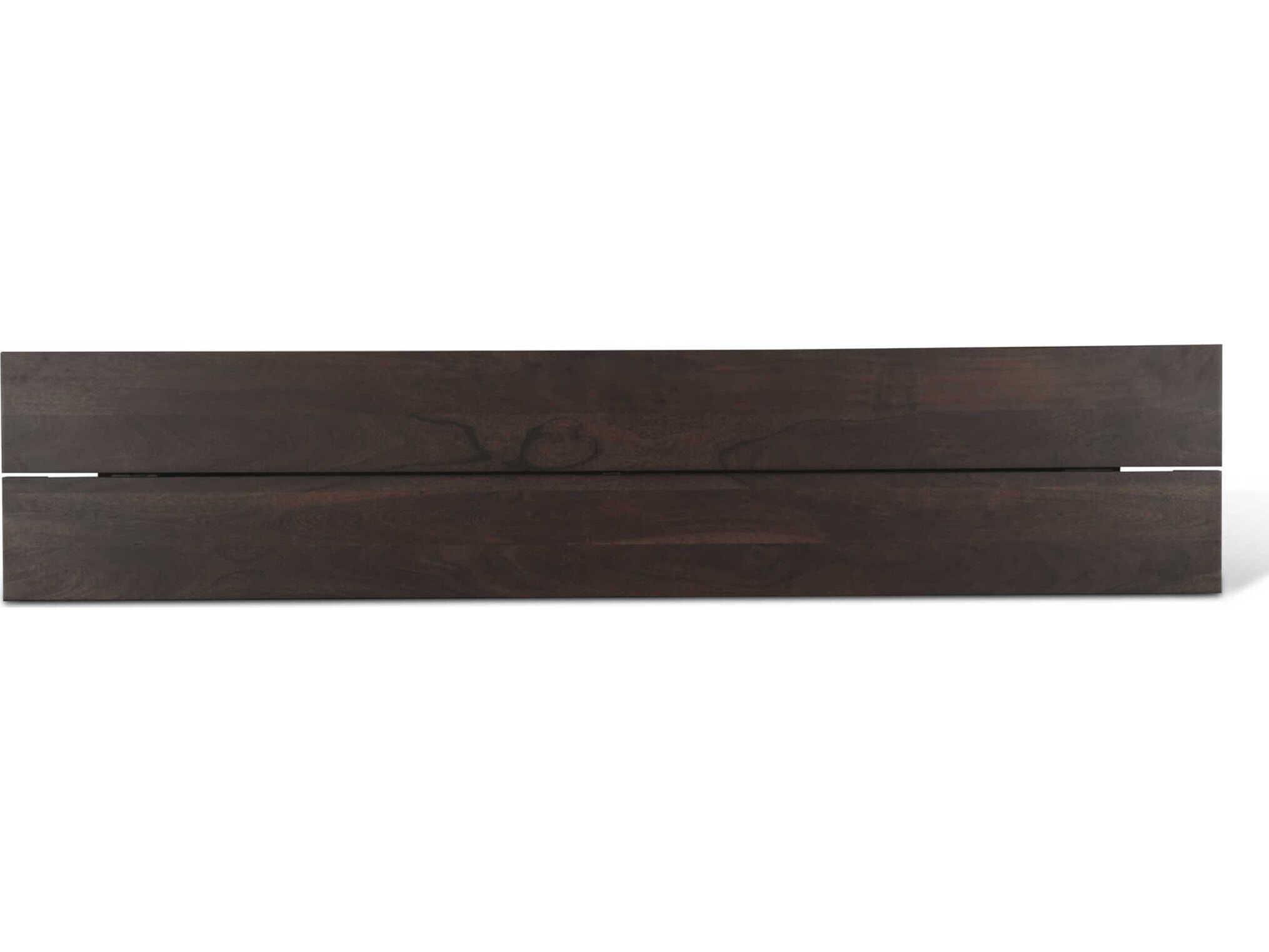 World Interiors Acadia Coffee Bean Brown Accent Bench