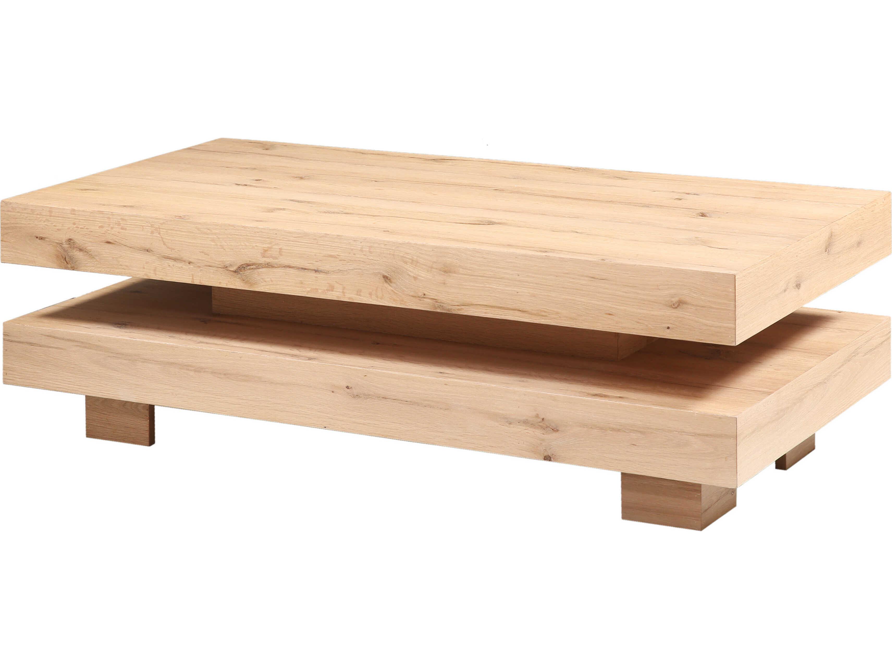 World Interiors Alpine Rectangular Wood Coffee Table