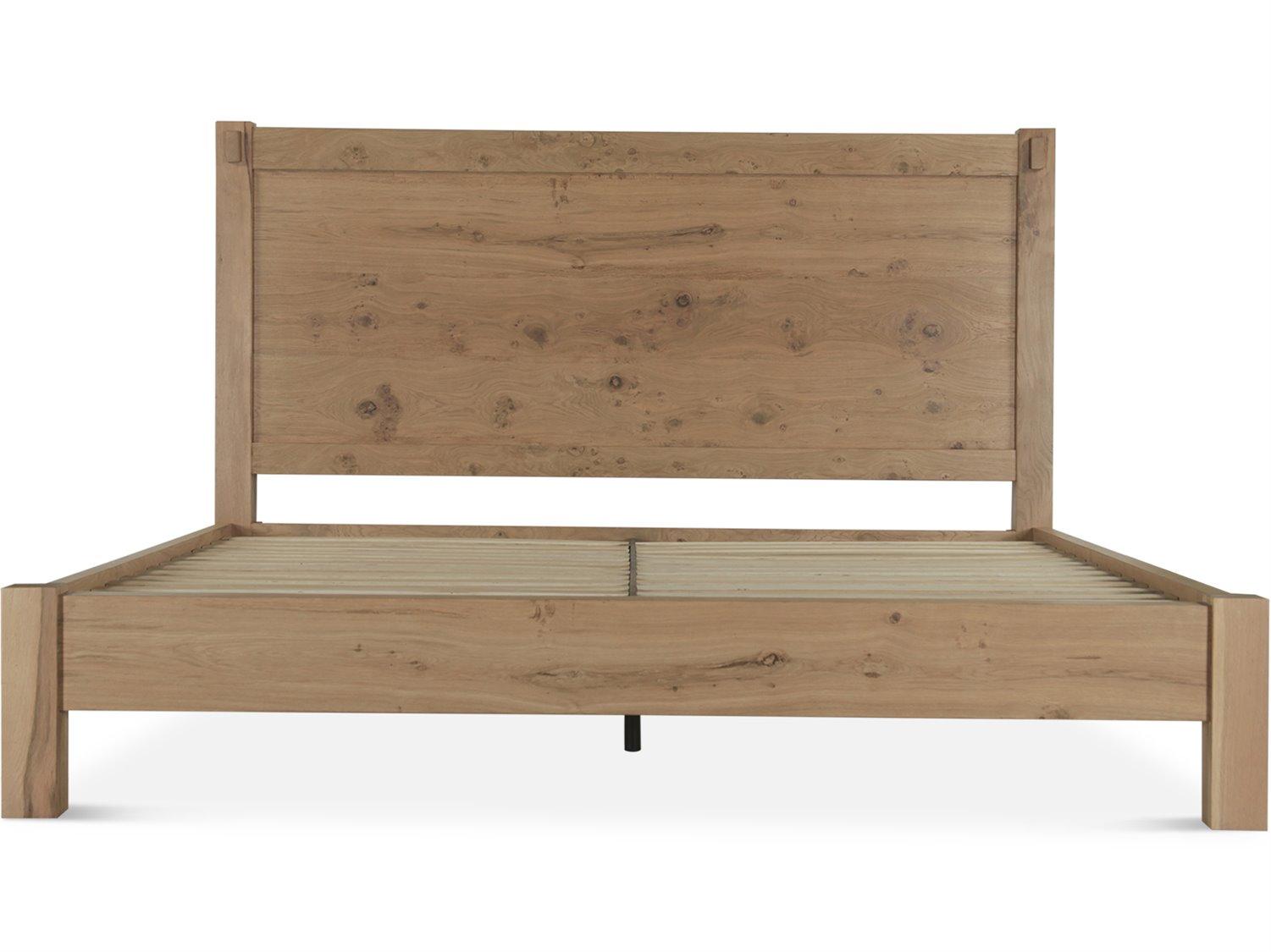 World Interiors Alpine Oak Wood Queen Bed