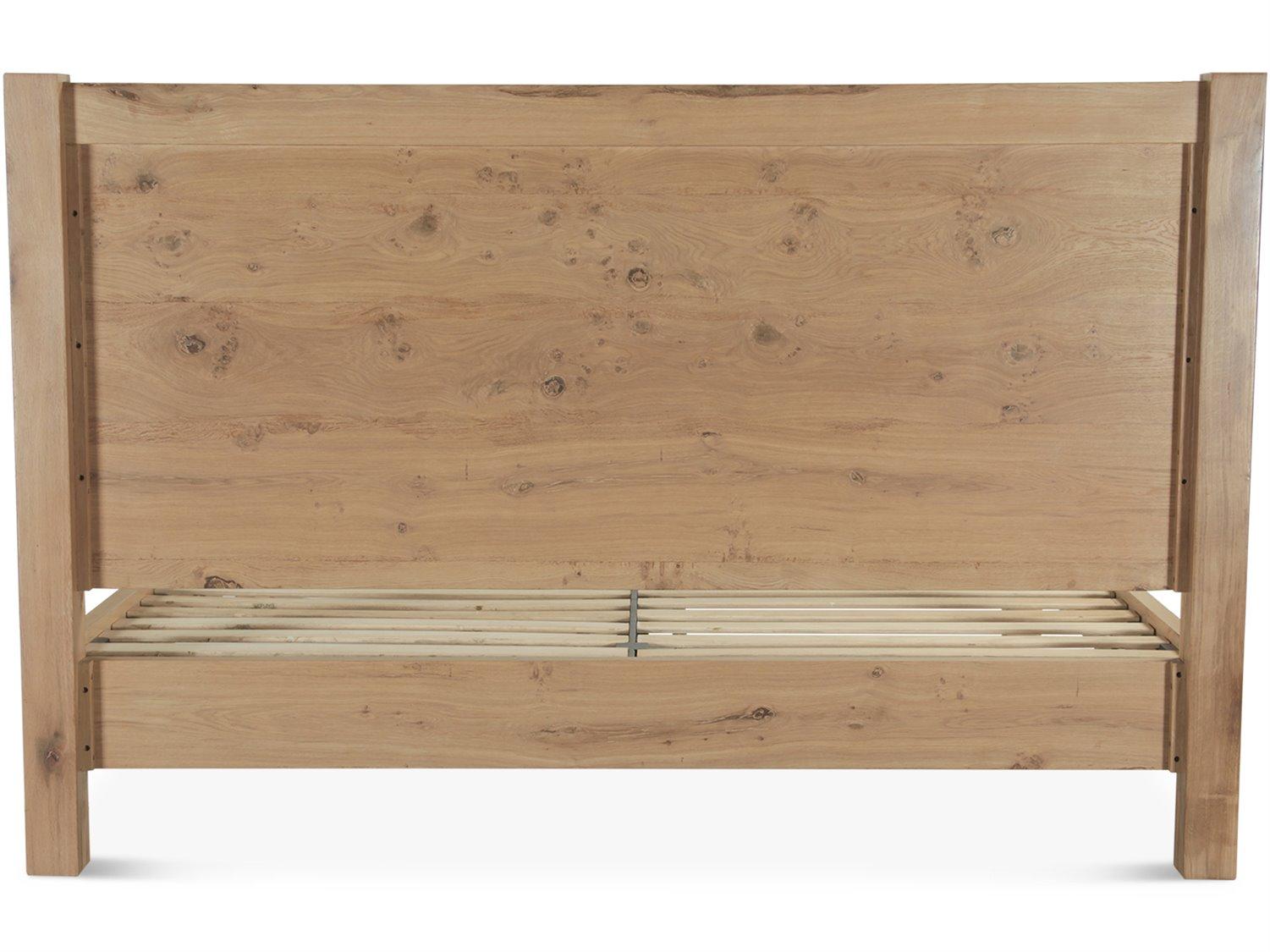 World Interiors Alpine Oak Wood Queen Bed