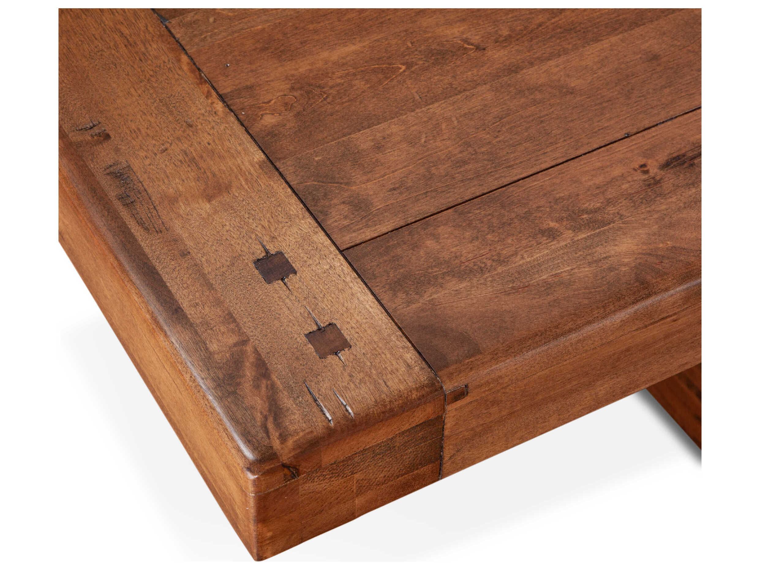 World Interiors Grassroots Aspen Rectangular Wood Earth Dining Table