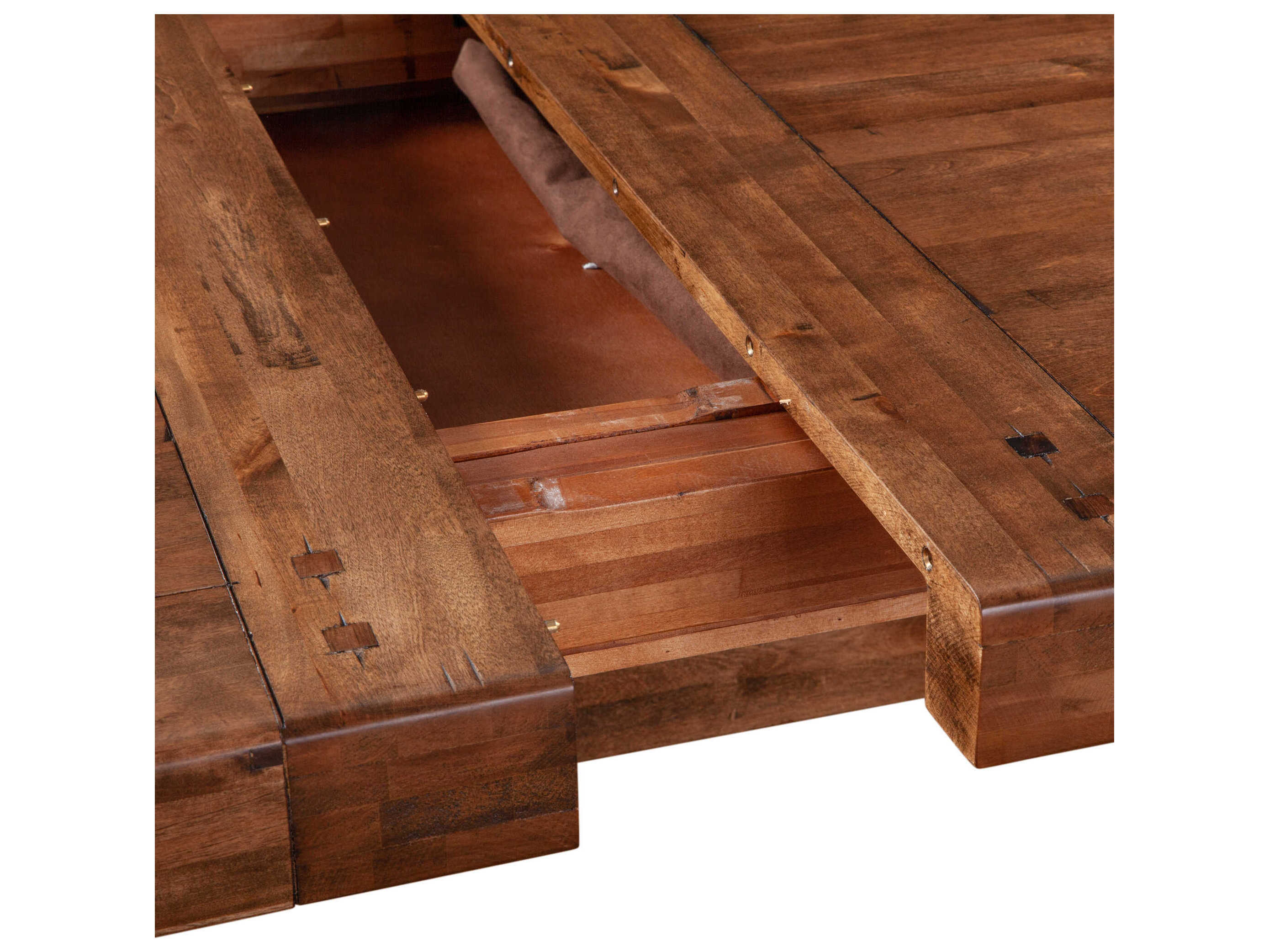 World Interiors Grassroots Aspen Rectangular Wood Earth Dining Table