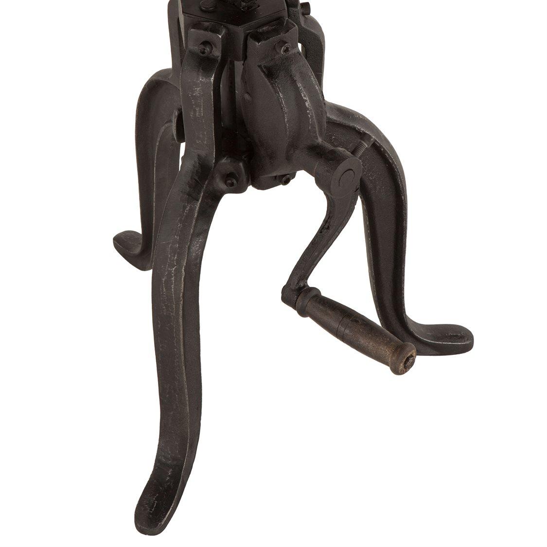 World Interiors Artezia Round Metal Matte Black End Table