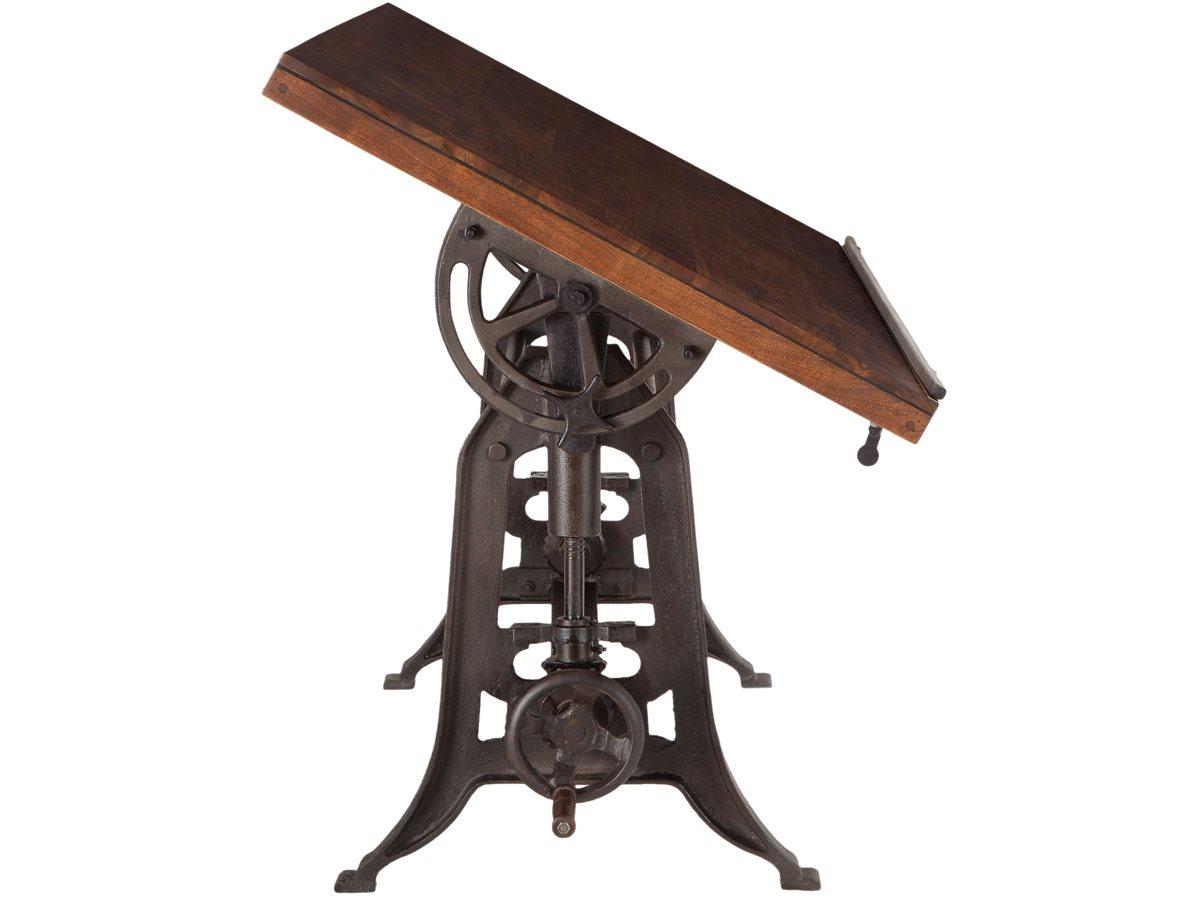 World Interiors Artezia Walnut Black Teak Wood Computer Desk