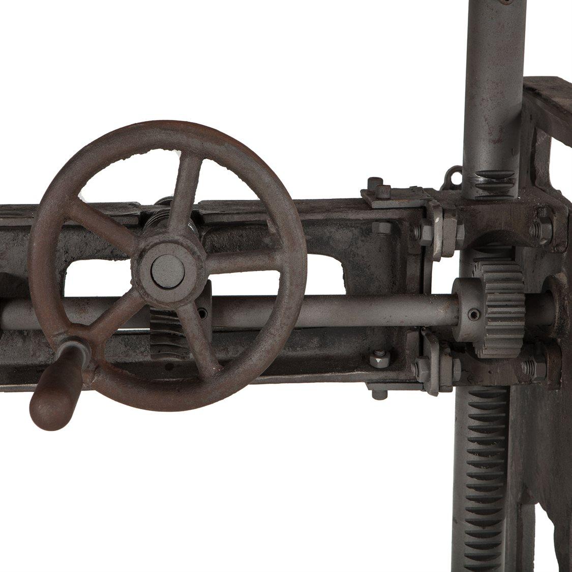 World Interiors Artezia Weathered Gray Teak Wood Computer Desk