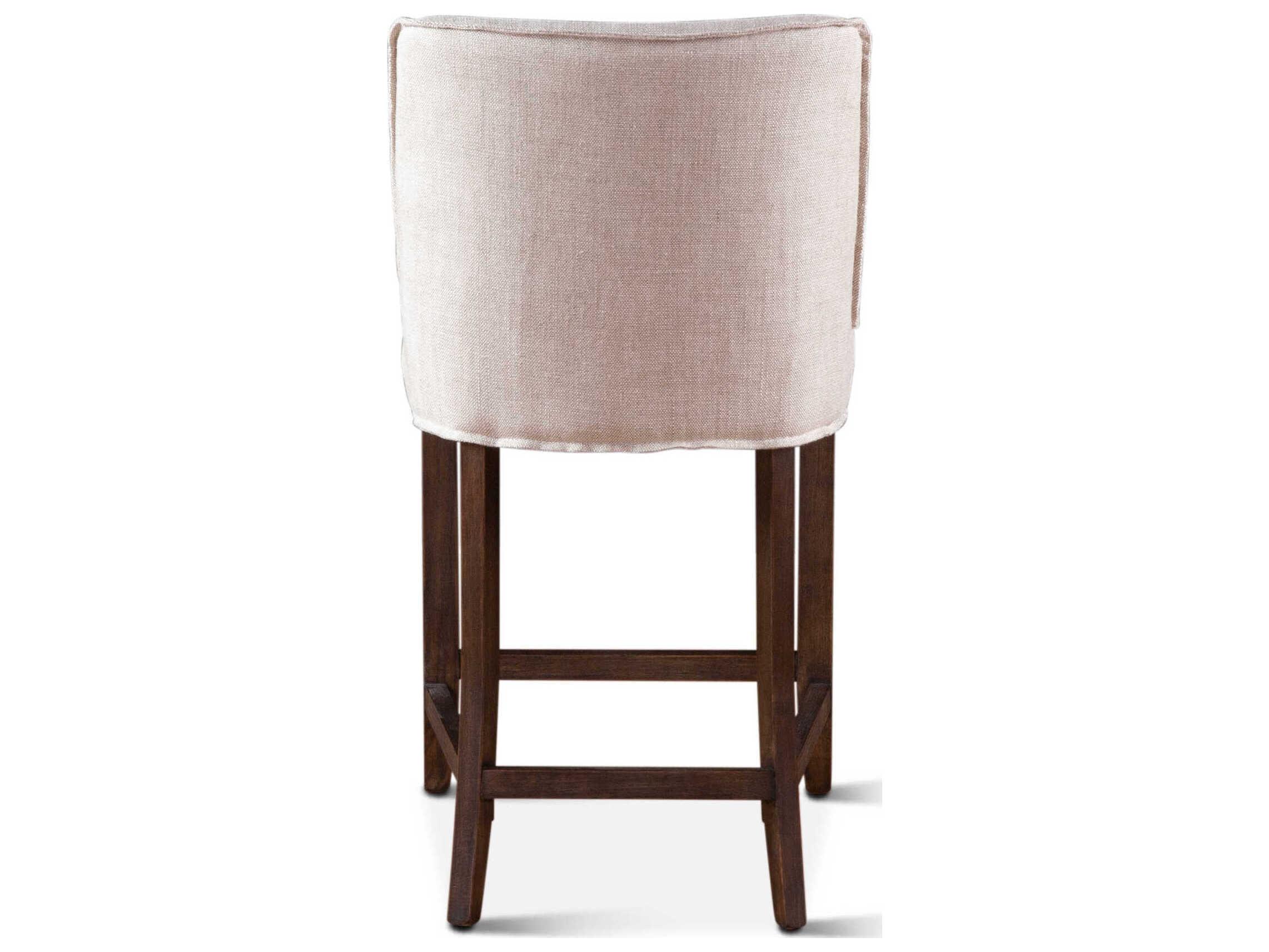 World Interiors Avery Upholstered Solid Wood Counter Stool