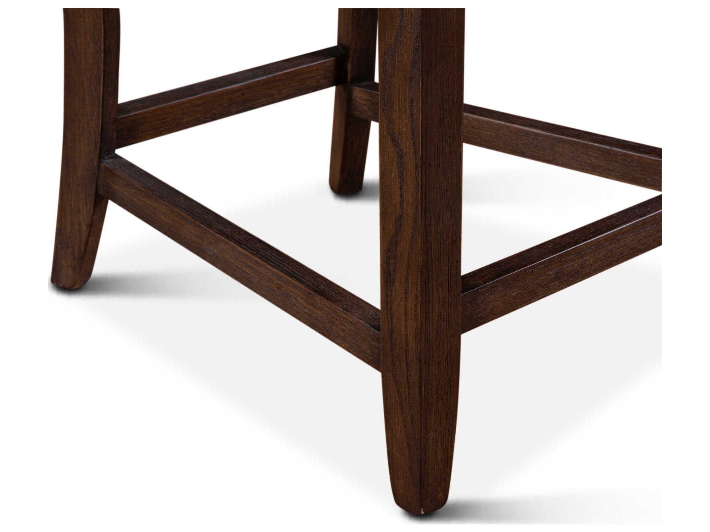 World Interiors Avery Upholstered Solid Wood Counter Stool