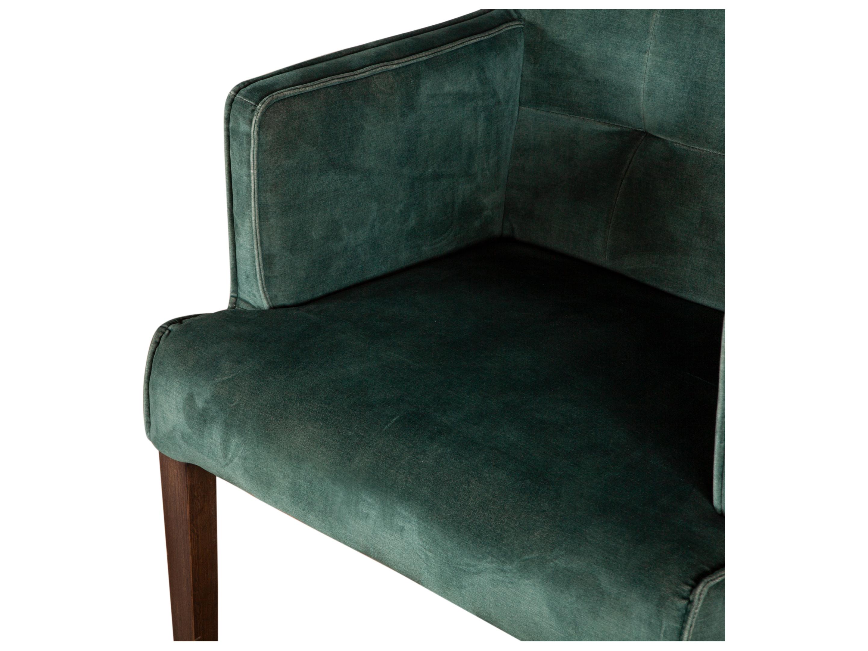 World Interiors Avery Brown Fabric Accent Chair