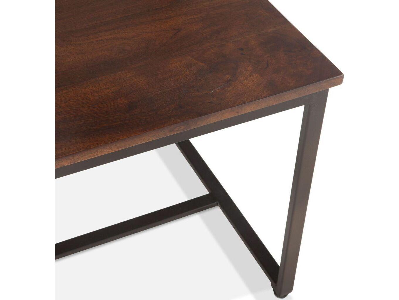 World Interiors Belfrie Acacia Wood Brown Armless Dining Chair