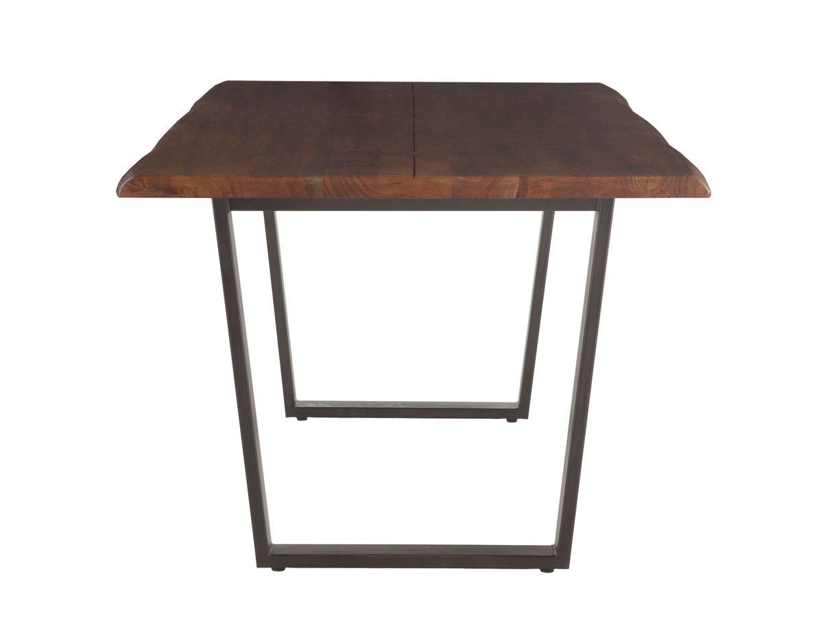 World Interiors Belfrie Rectangular Wood Walnut Dining Table