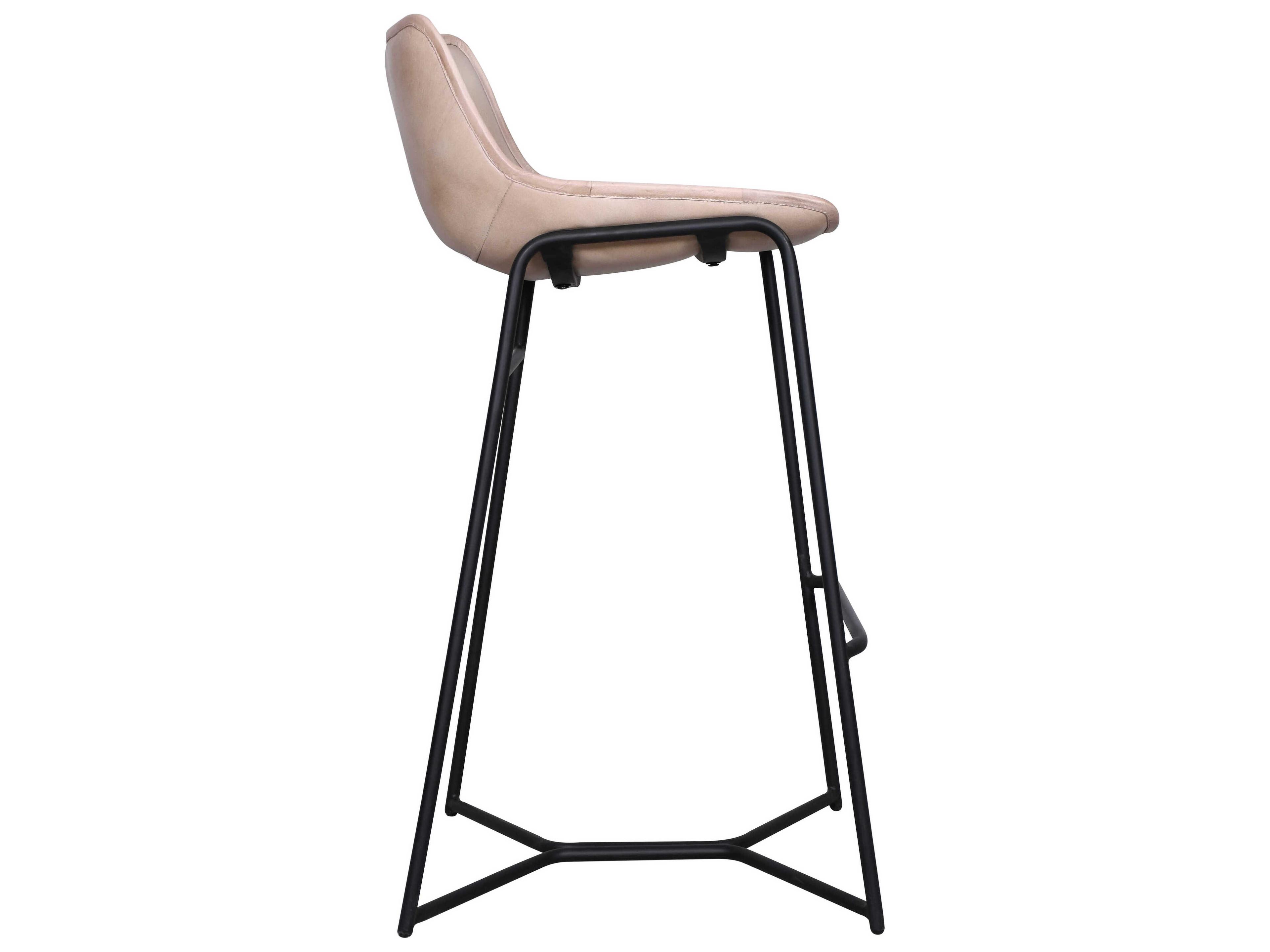 World Interiors Brisbane Leather Bar Stool