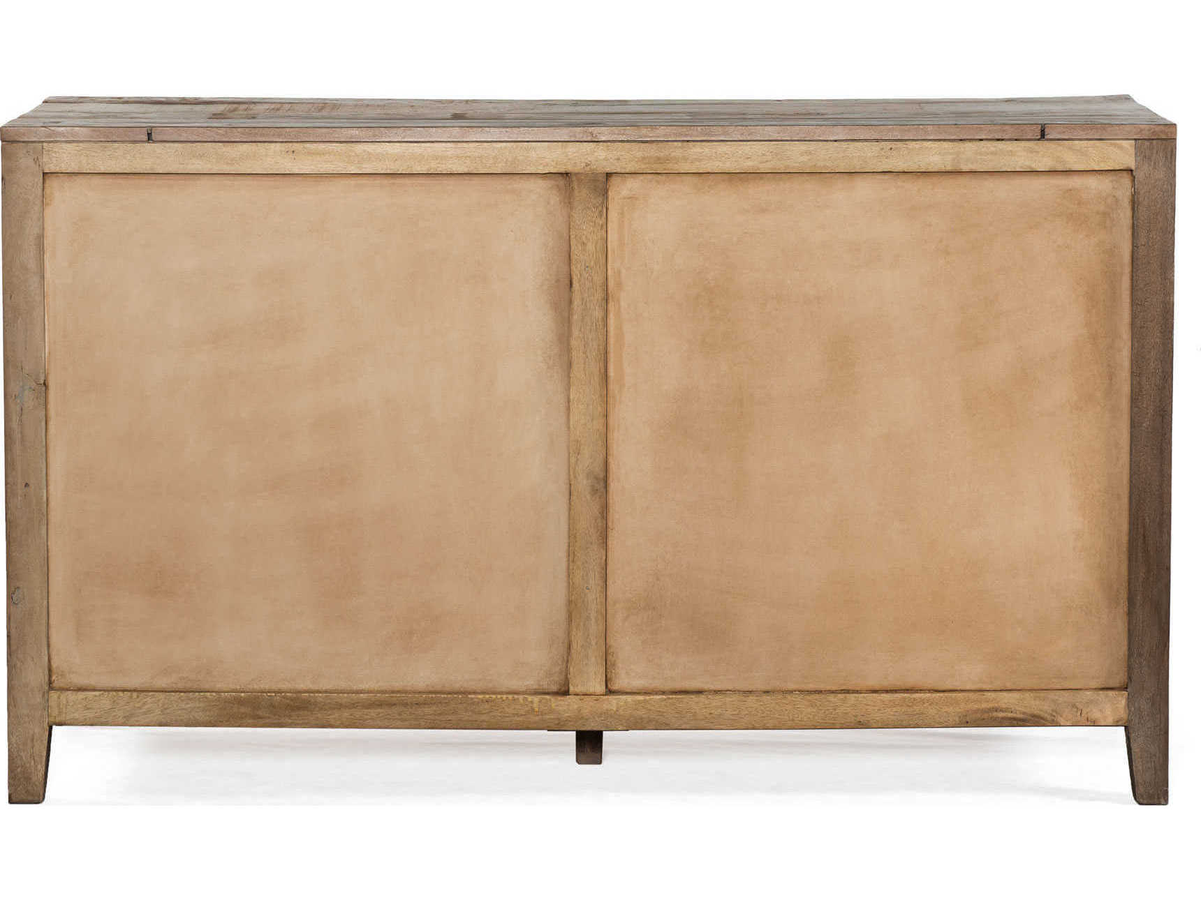 World Interiors Cordoba 6-Drawers Blue Teak Wood Double Dresser