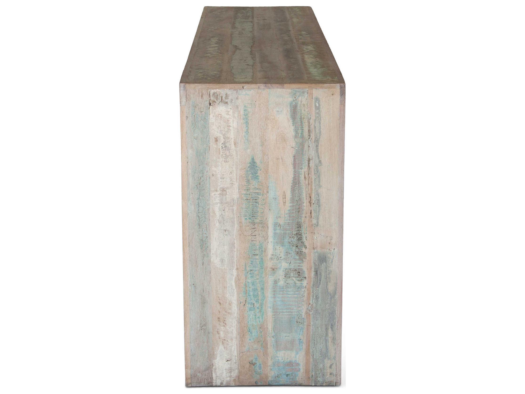 World Interiors Cordoba Teak Wood Counter Dining Room Set with 3 Stools