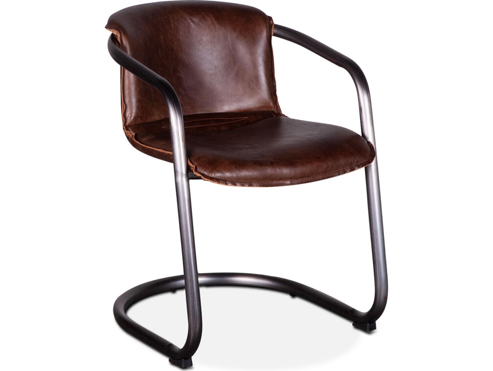 World Interiors Chiavari Silver Leather Arm Dining Chair