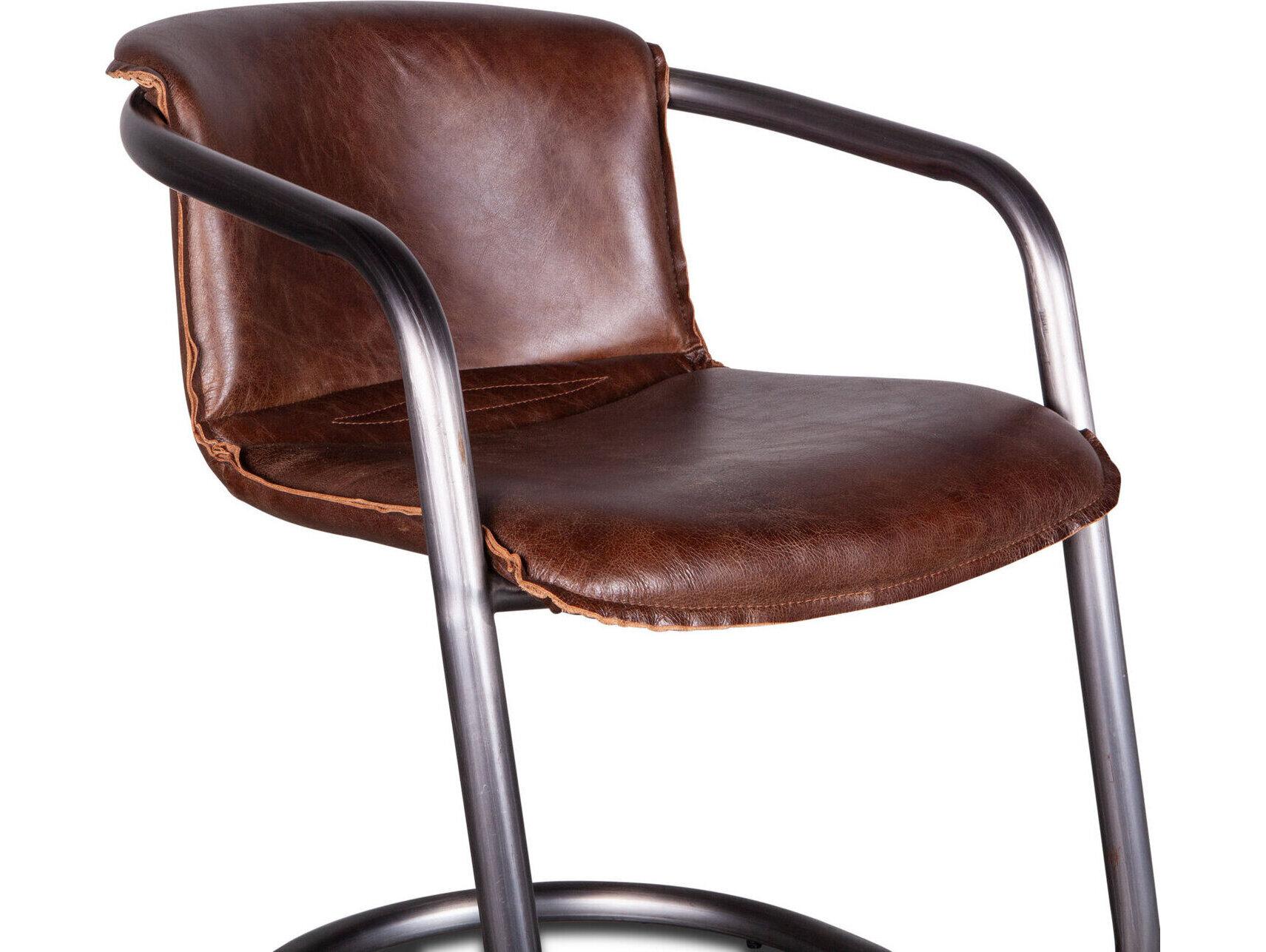 World Interiors Chiavari Silver Leather Arm Dining Chair