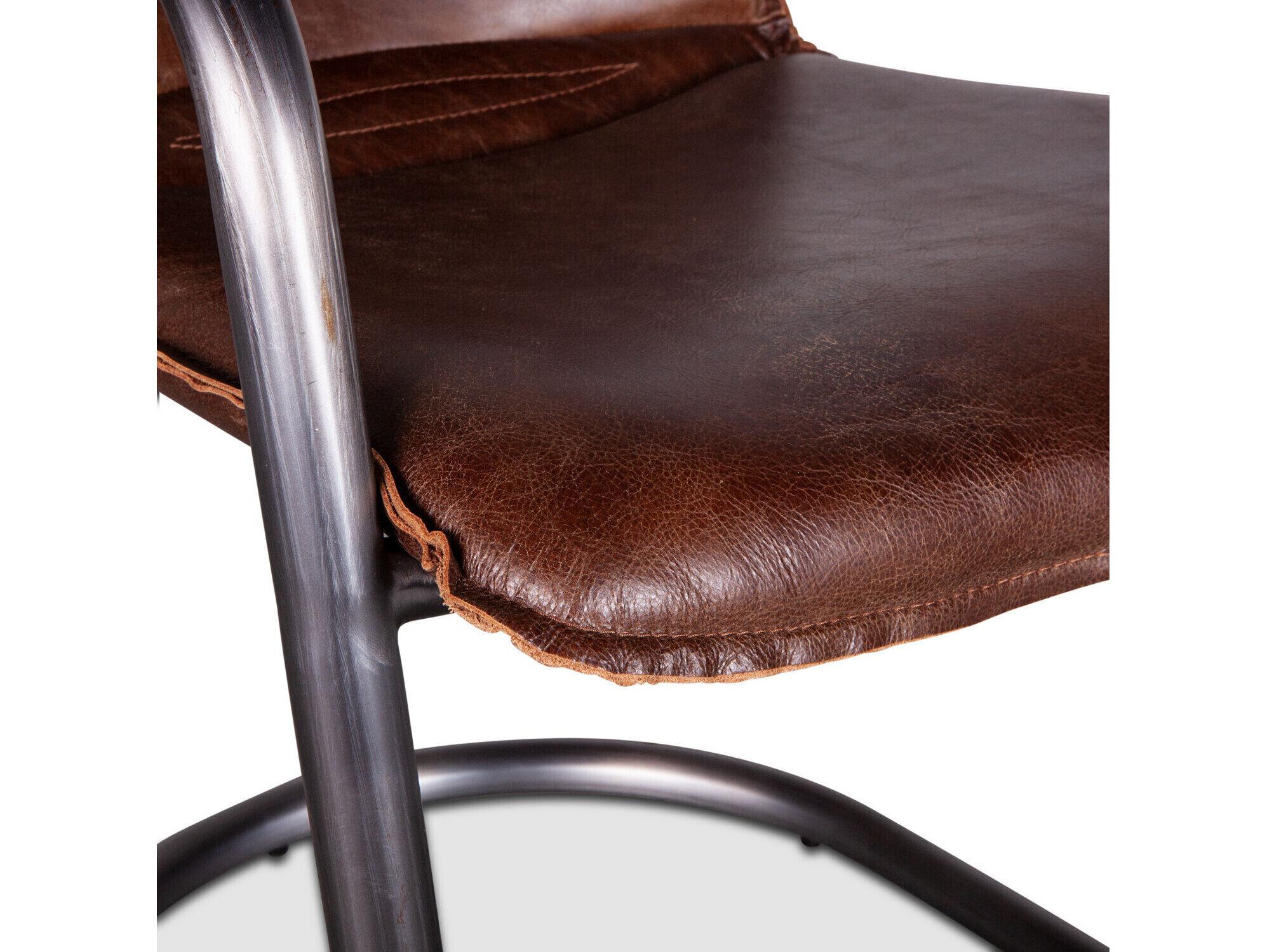 World Interiors Chiavari Silver Leather Arm Dining Chair