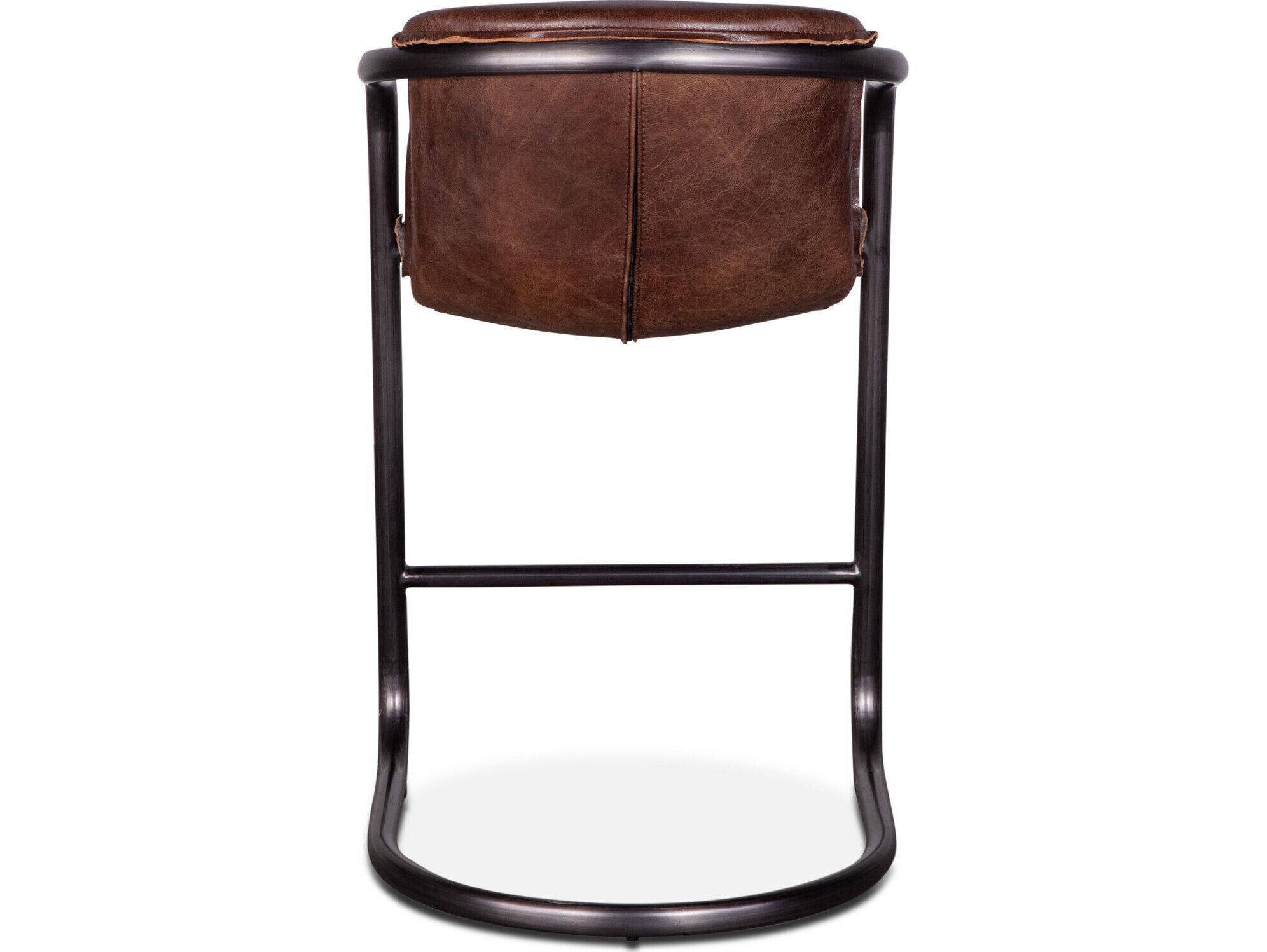 World Interiors Chiavari Leather Counter Stool