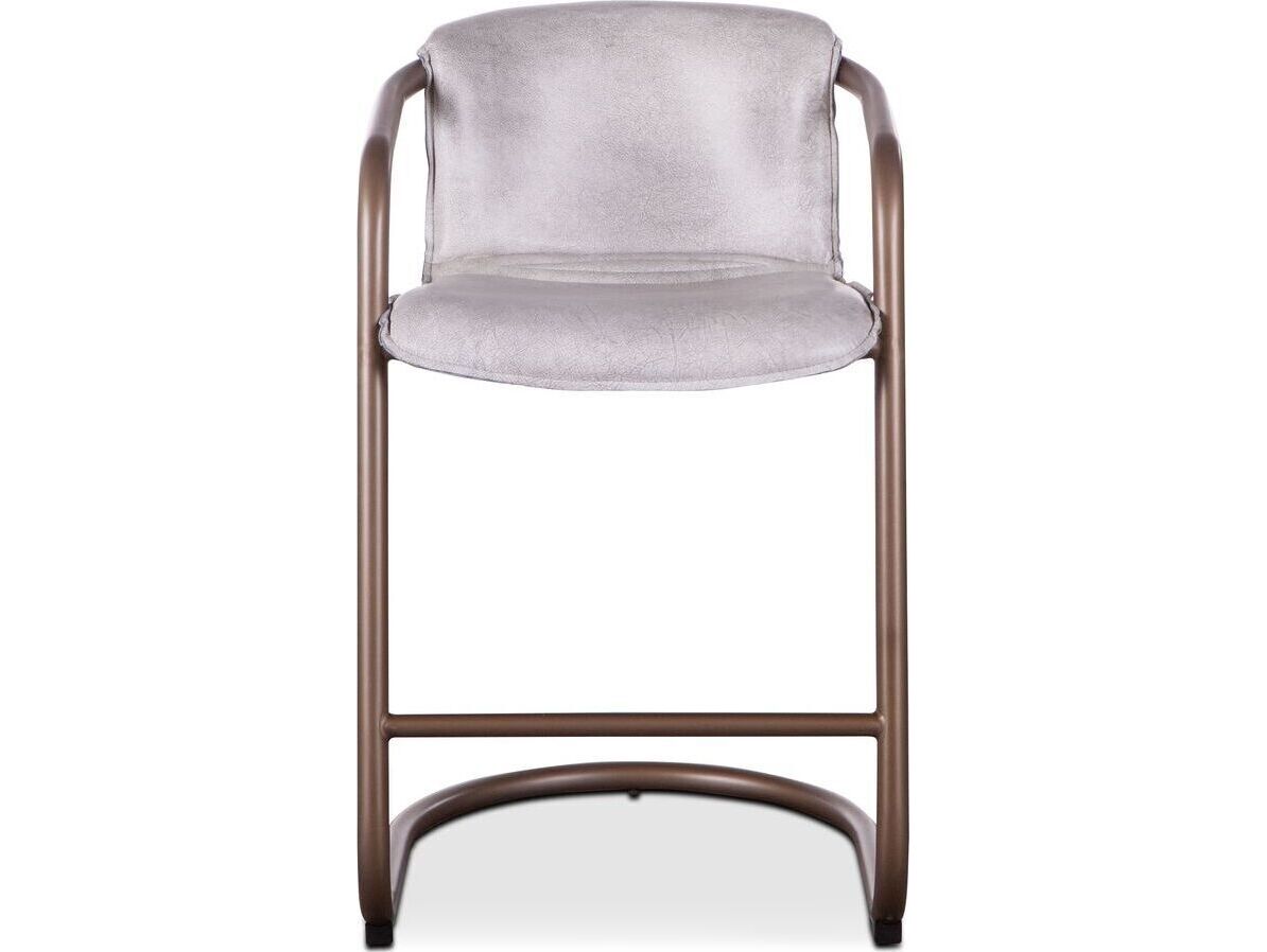 World Interiors Chiavari Leather Counter Stool