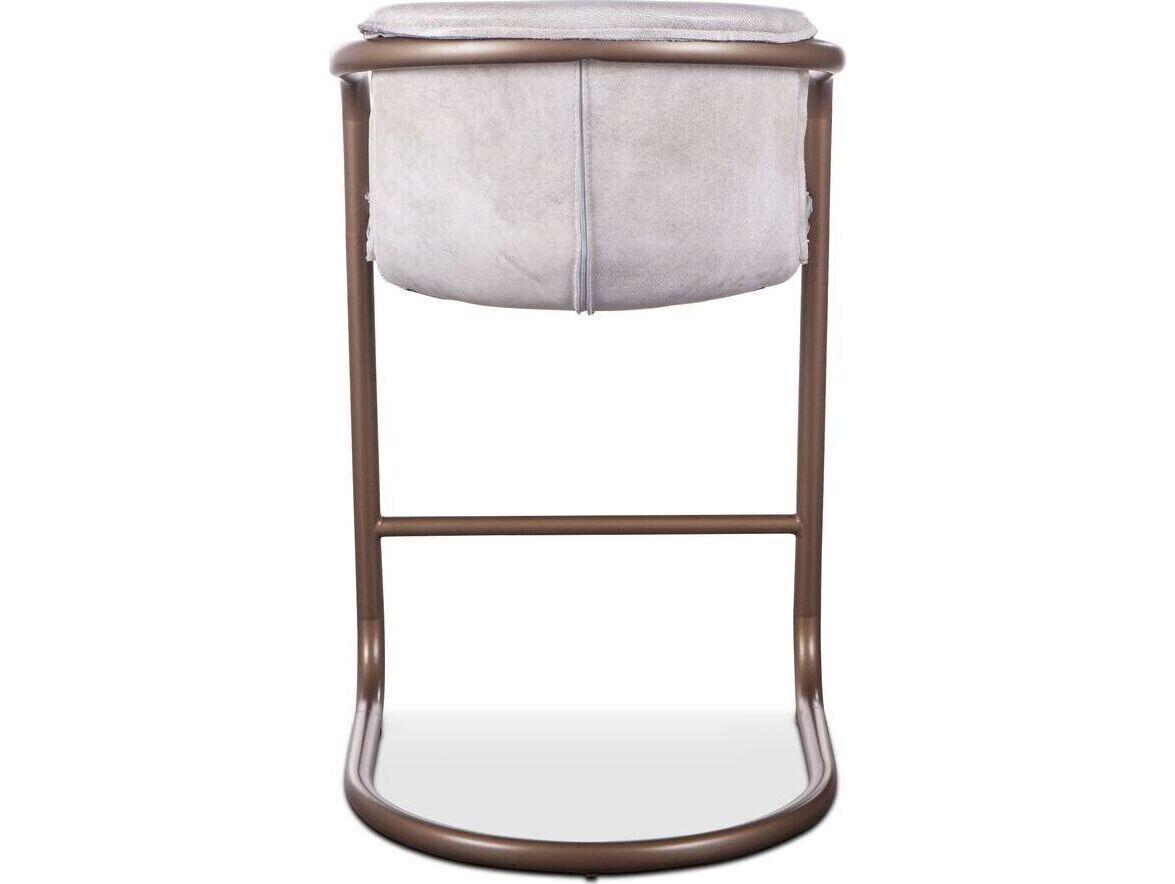 World Interiors Chiavari Leather Counter Stool