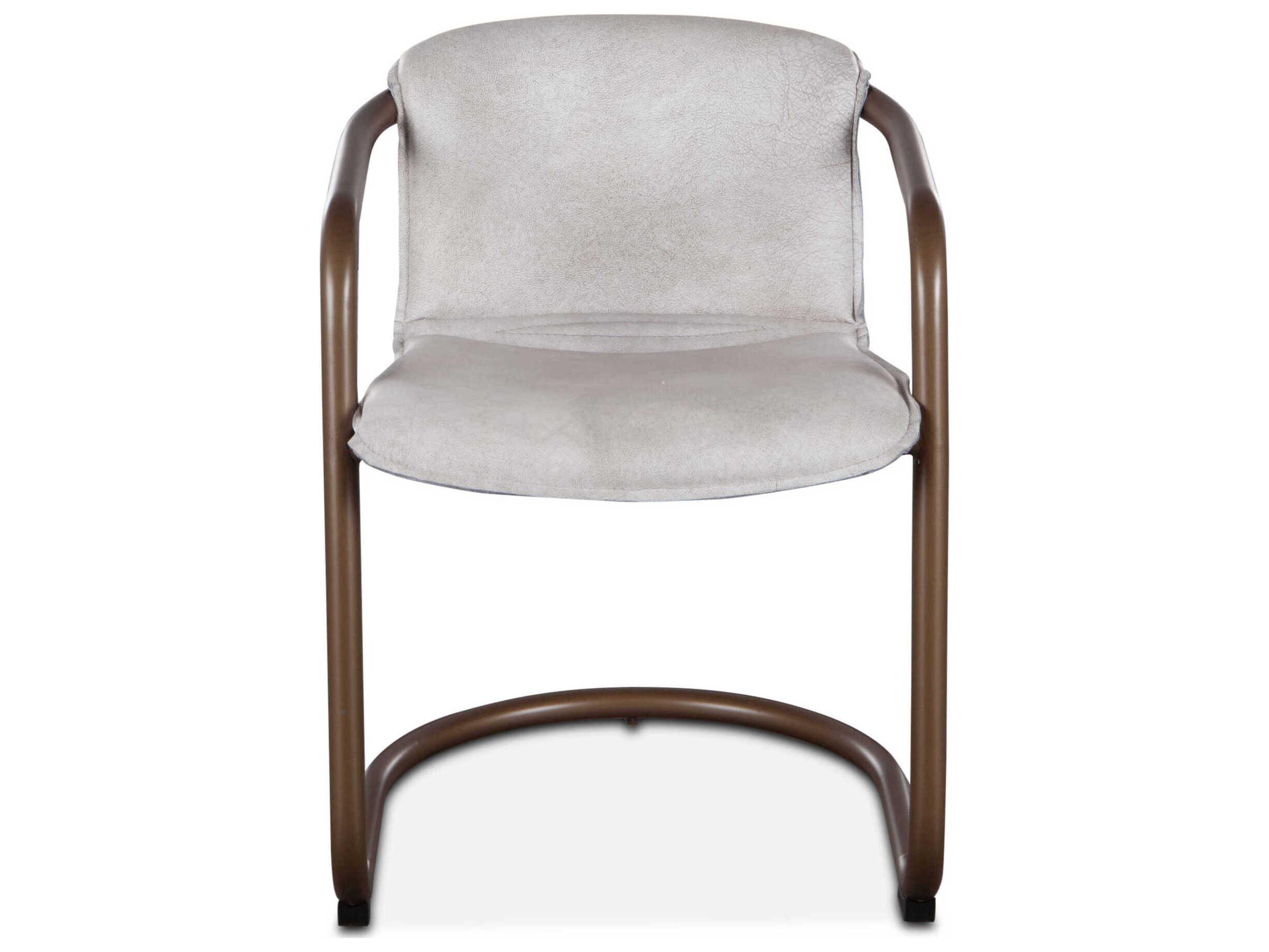 World Interiors Chiavari White Leather Arm Dining Chair