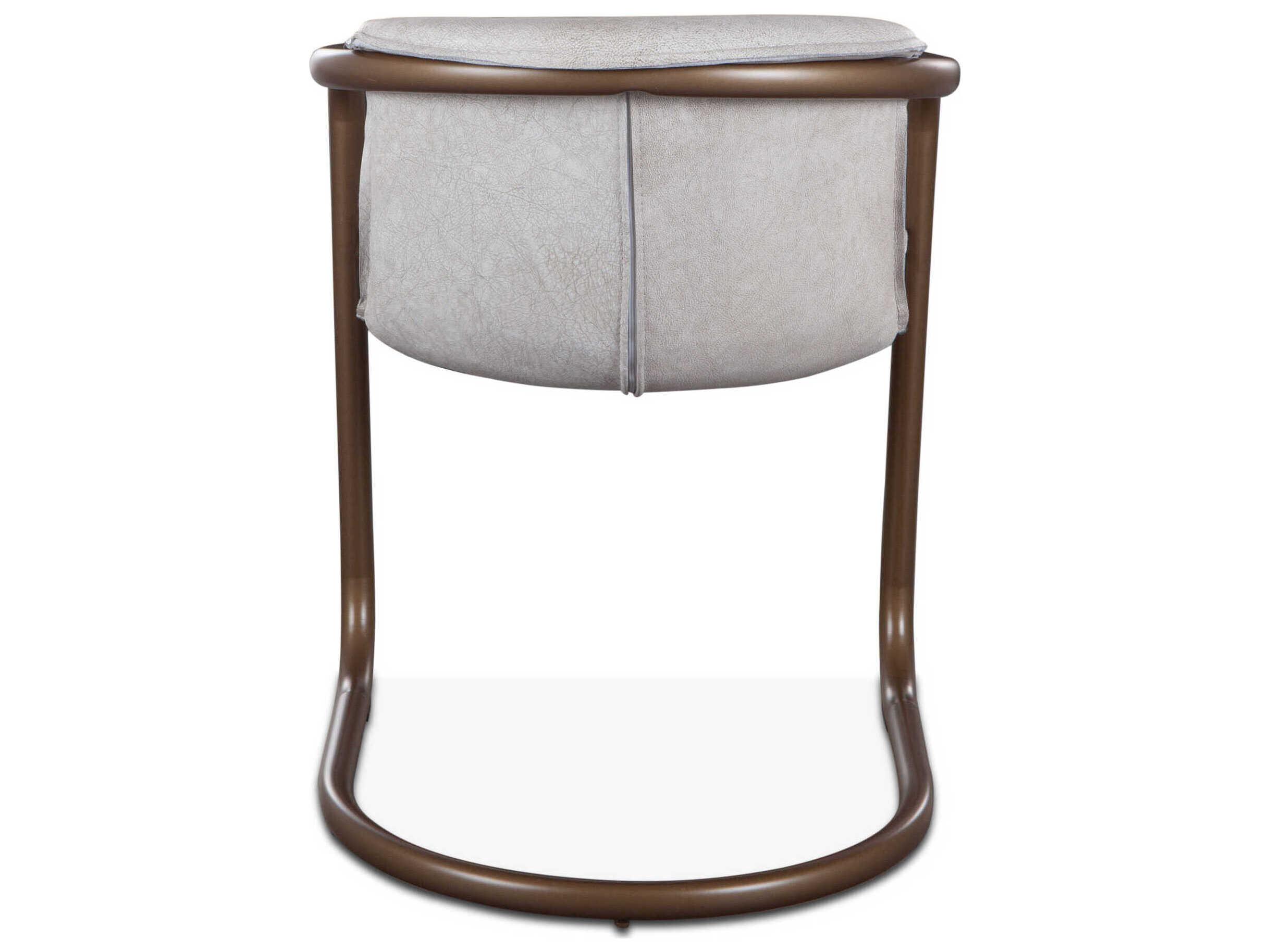 World Interiors Chiavari White Leather Arm Dining Chair