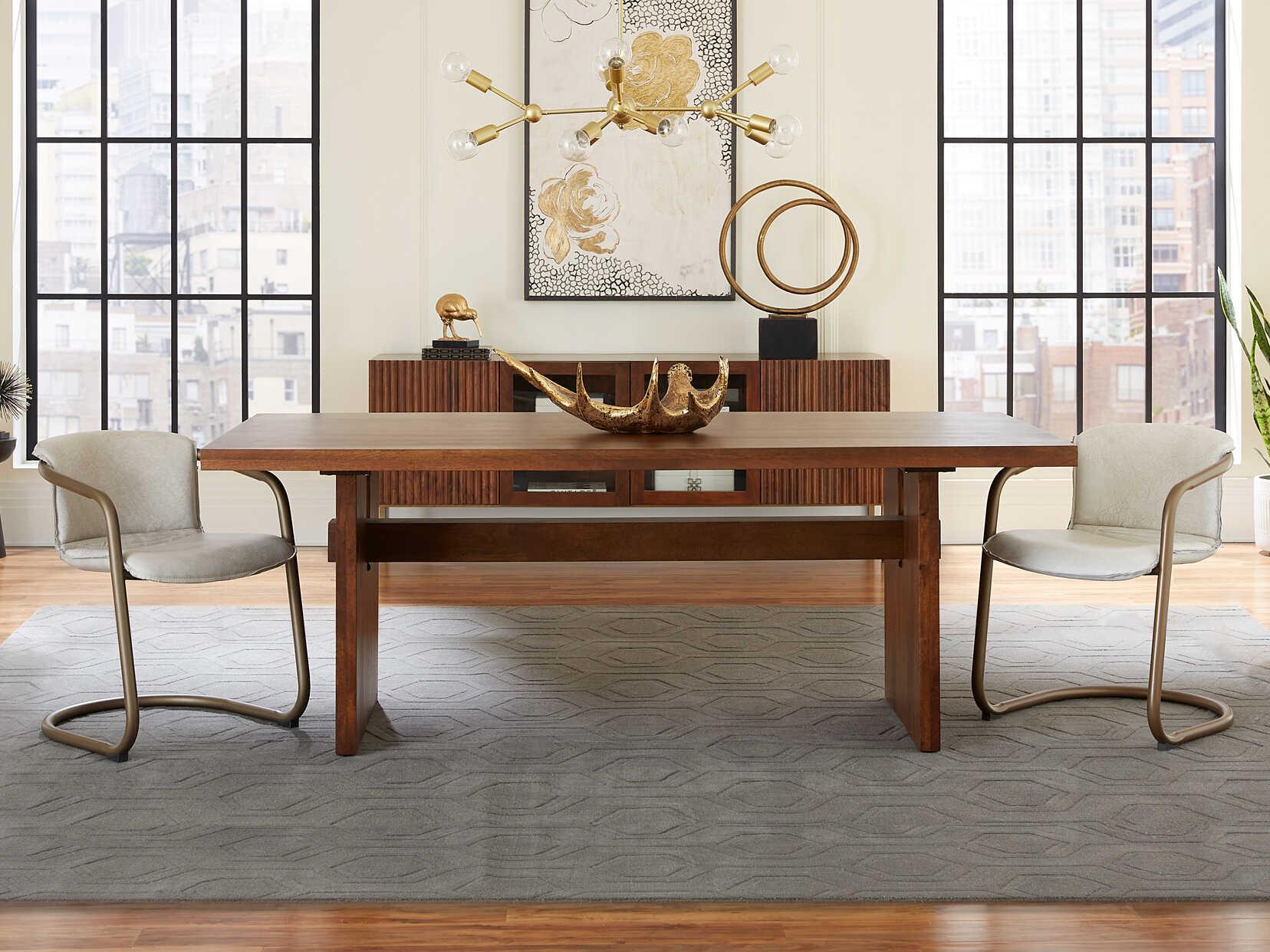 World Interiors Chiavari White Leather Arm Dining Chair