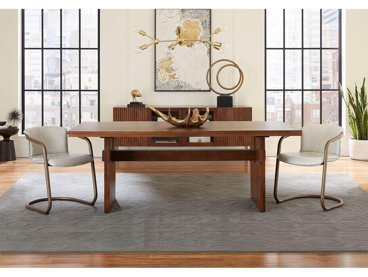 World Interiors Chiavari White Leather Arm Dining Chair