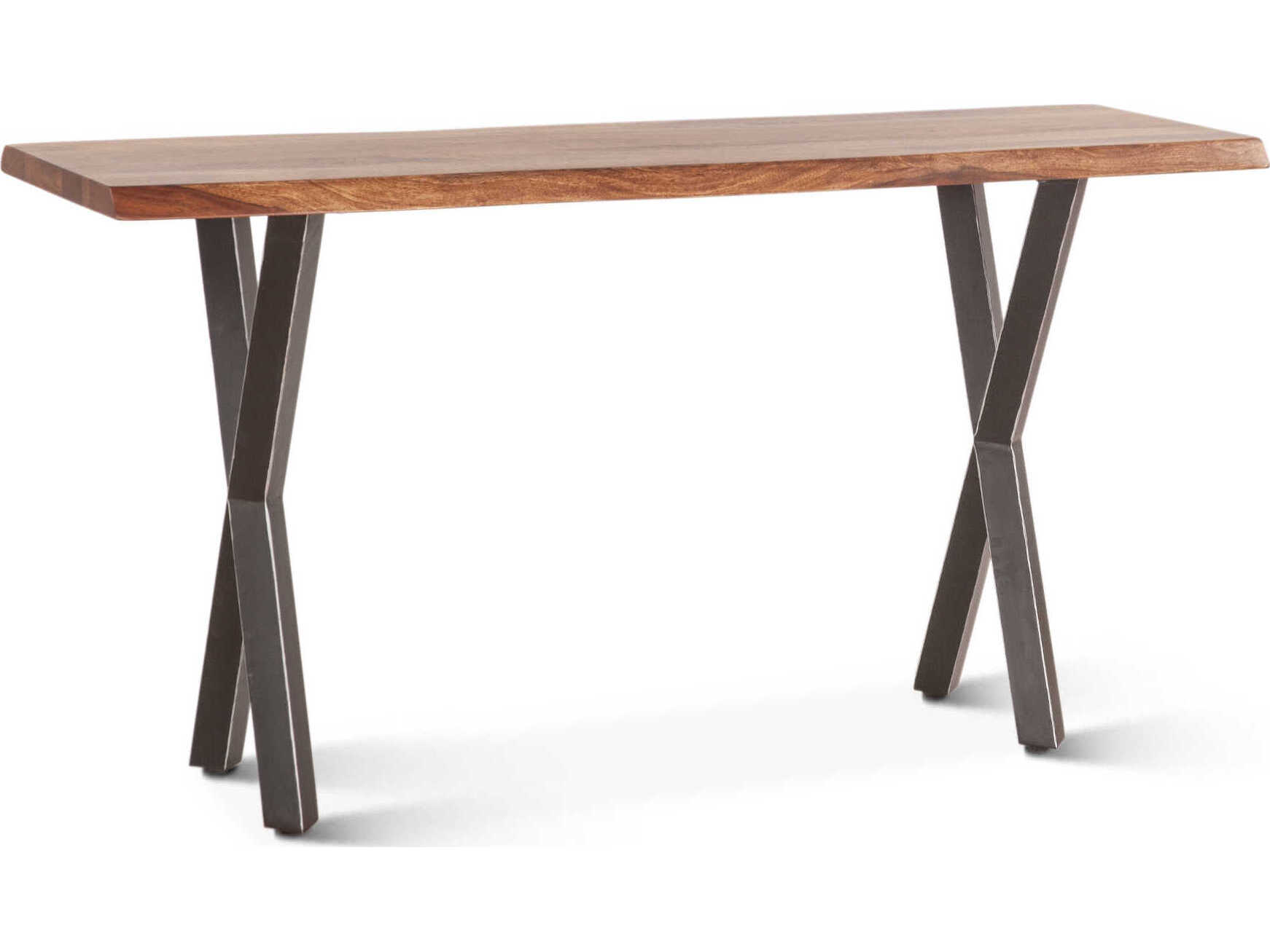 World Interiors Elliston Rectangular Wood Console Table