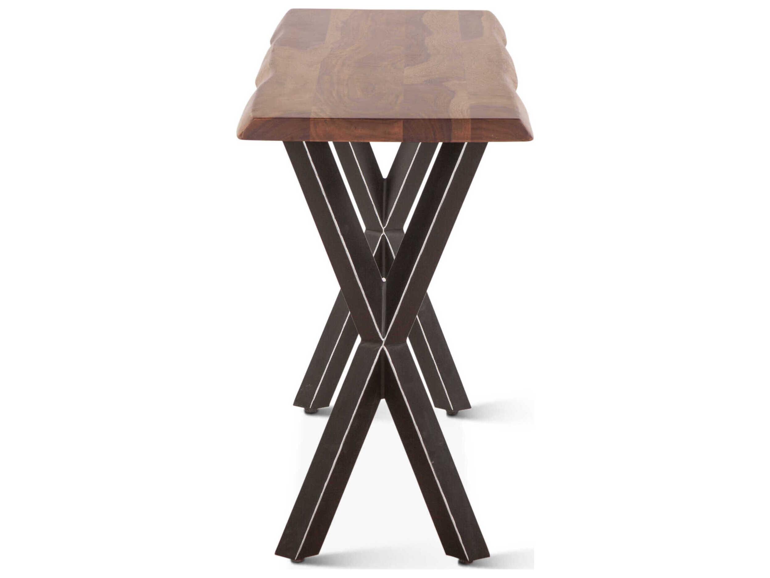 World Interiors Elliston Rectangular Wood Console Table