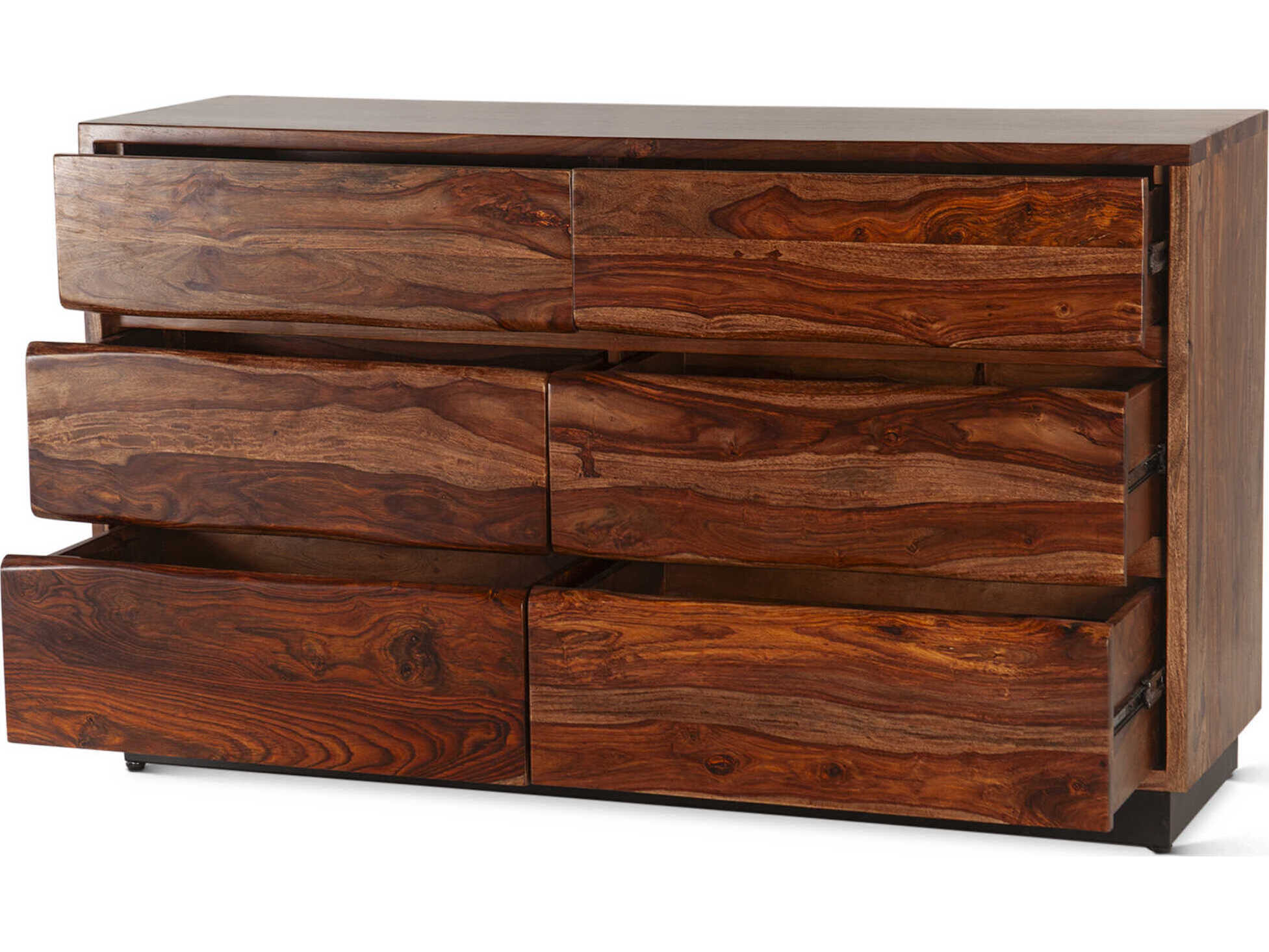 World Interiors Elliston 6-Drawers Rosewood Double Dresser