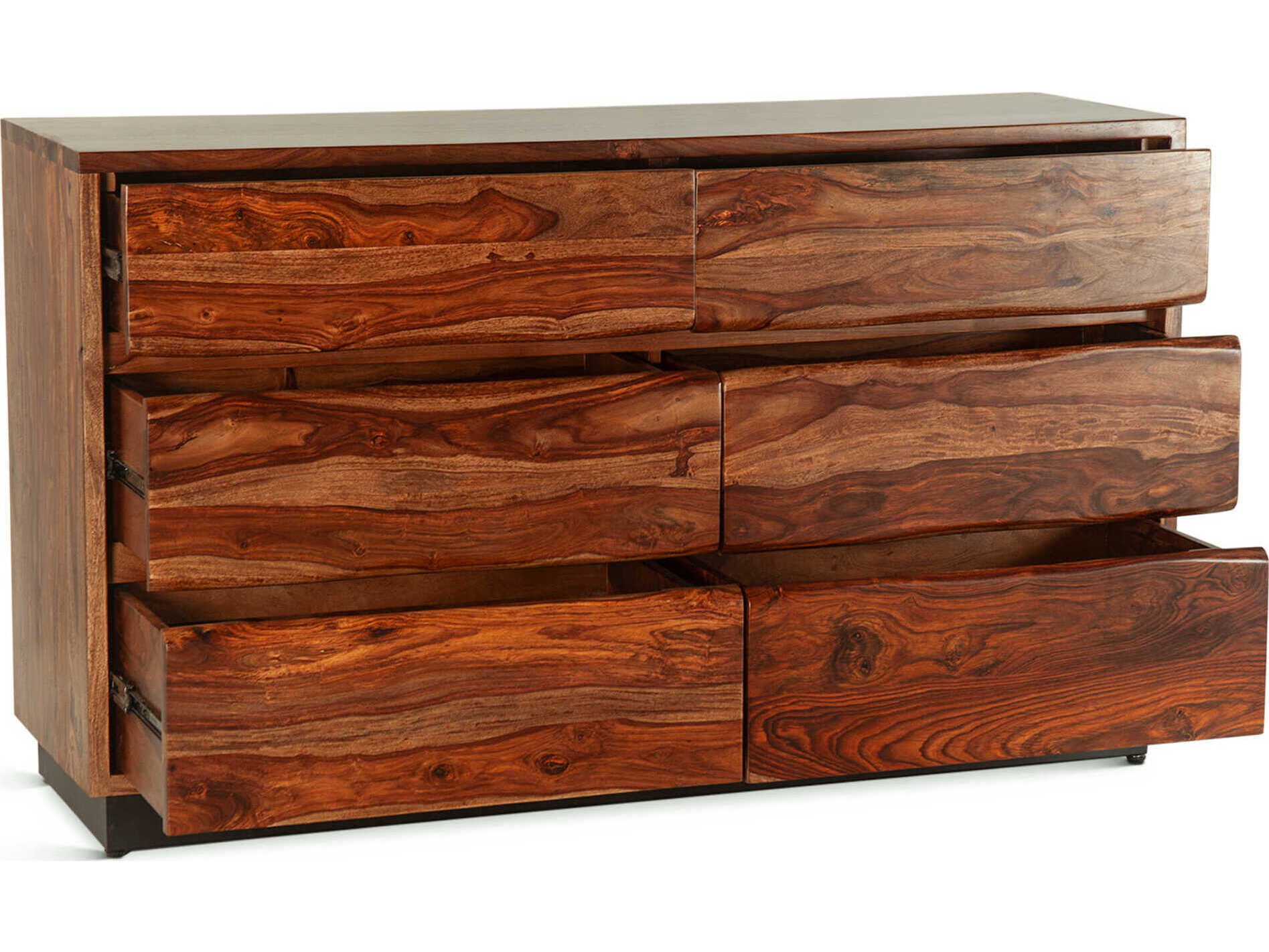 World Interiors Elliston 6-Drawers Rosewood Double Dresser
