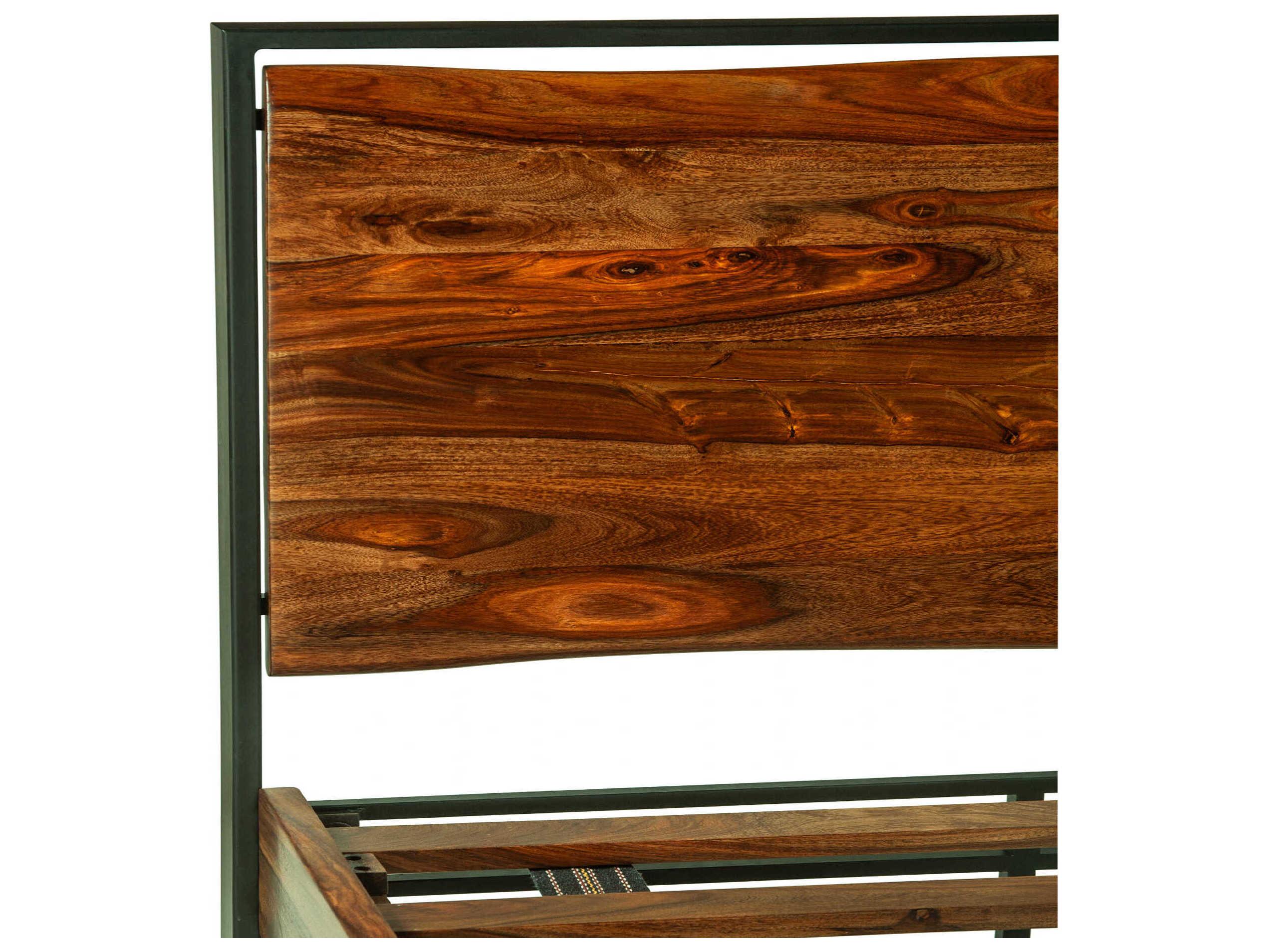 World Interiors Elliston Brown Wood Queen Platform Bed