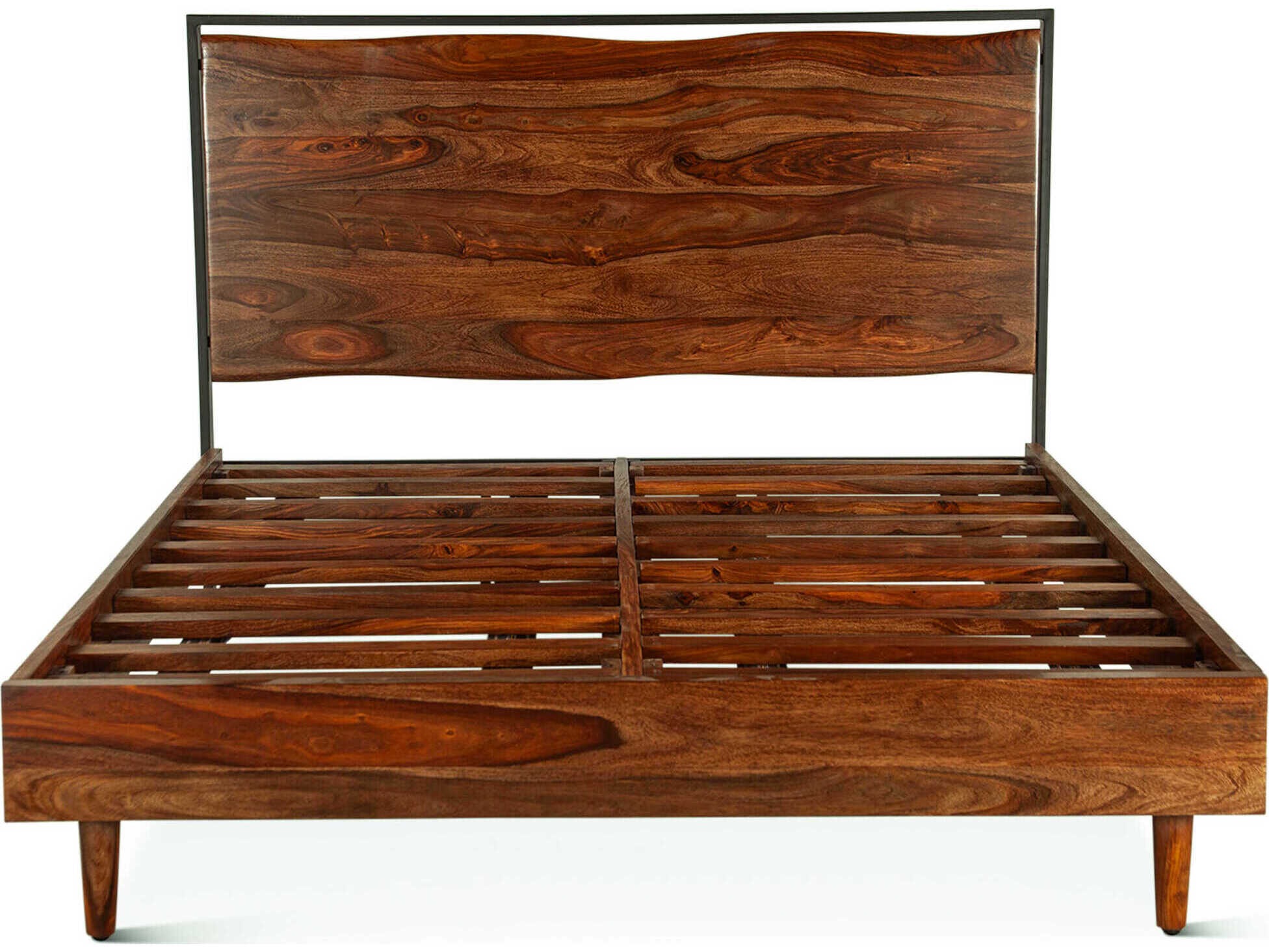 World Interiors Elliston Brown Wood Queen Platform Bed