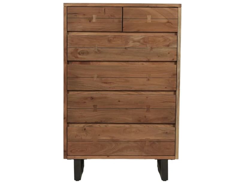 World Interiors Glenwood Brown Acacia Wood Accent Chest