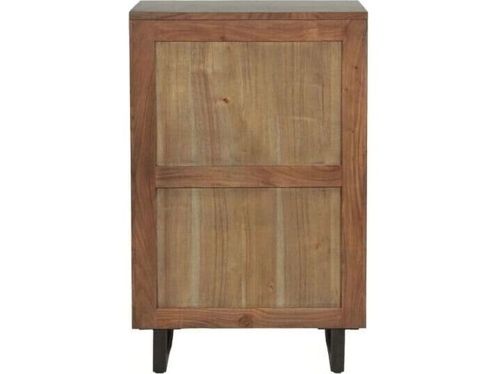 World Interiors Glenwood Smoked Acacia Brown Wood Accent Chest