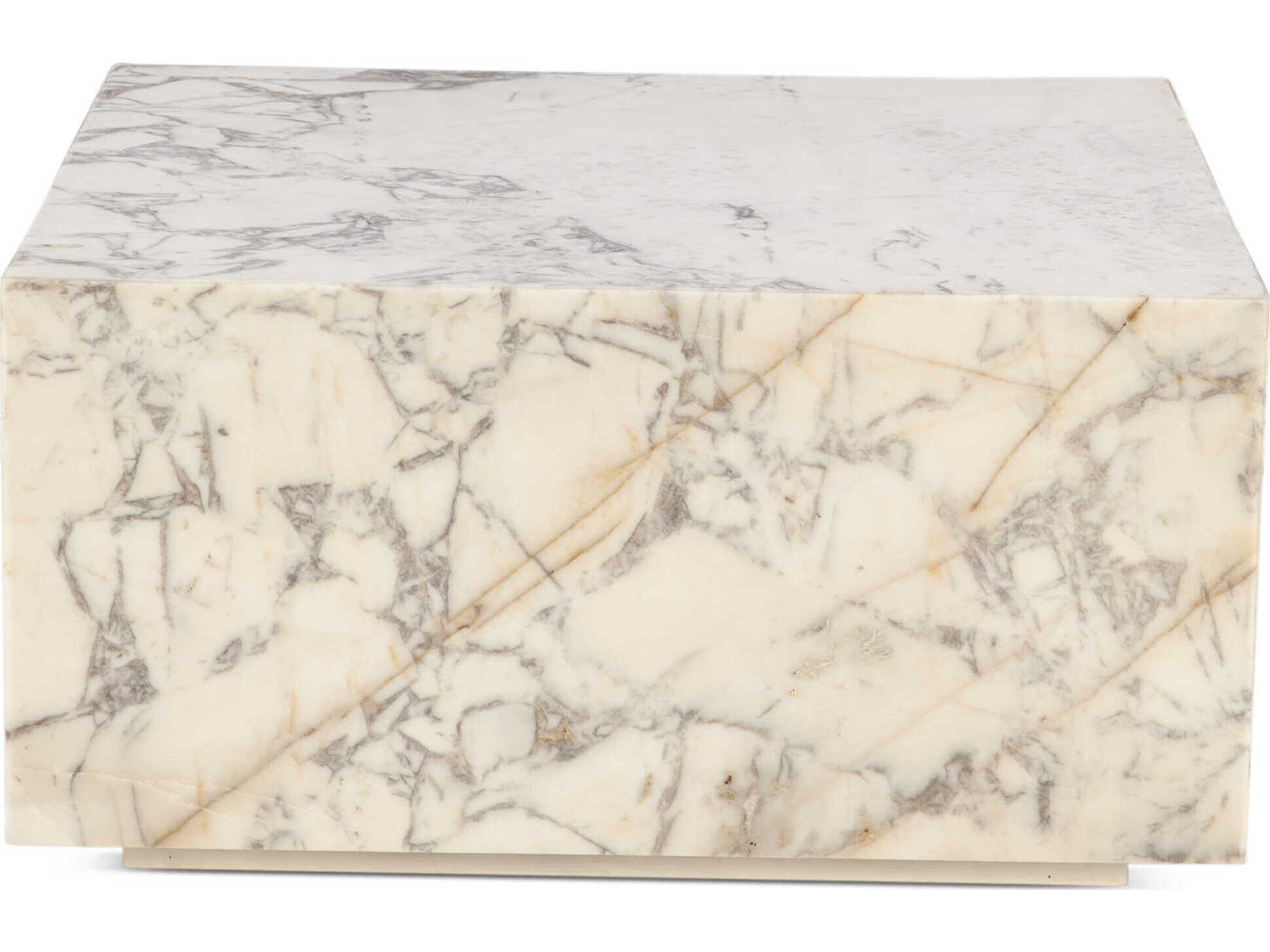 World Interiors Giza Rectangular Marble Coffee Table