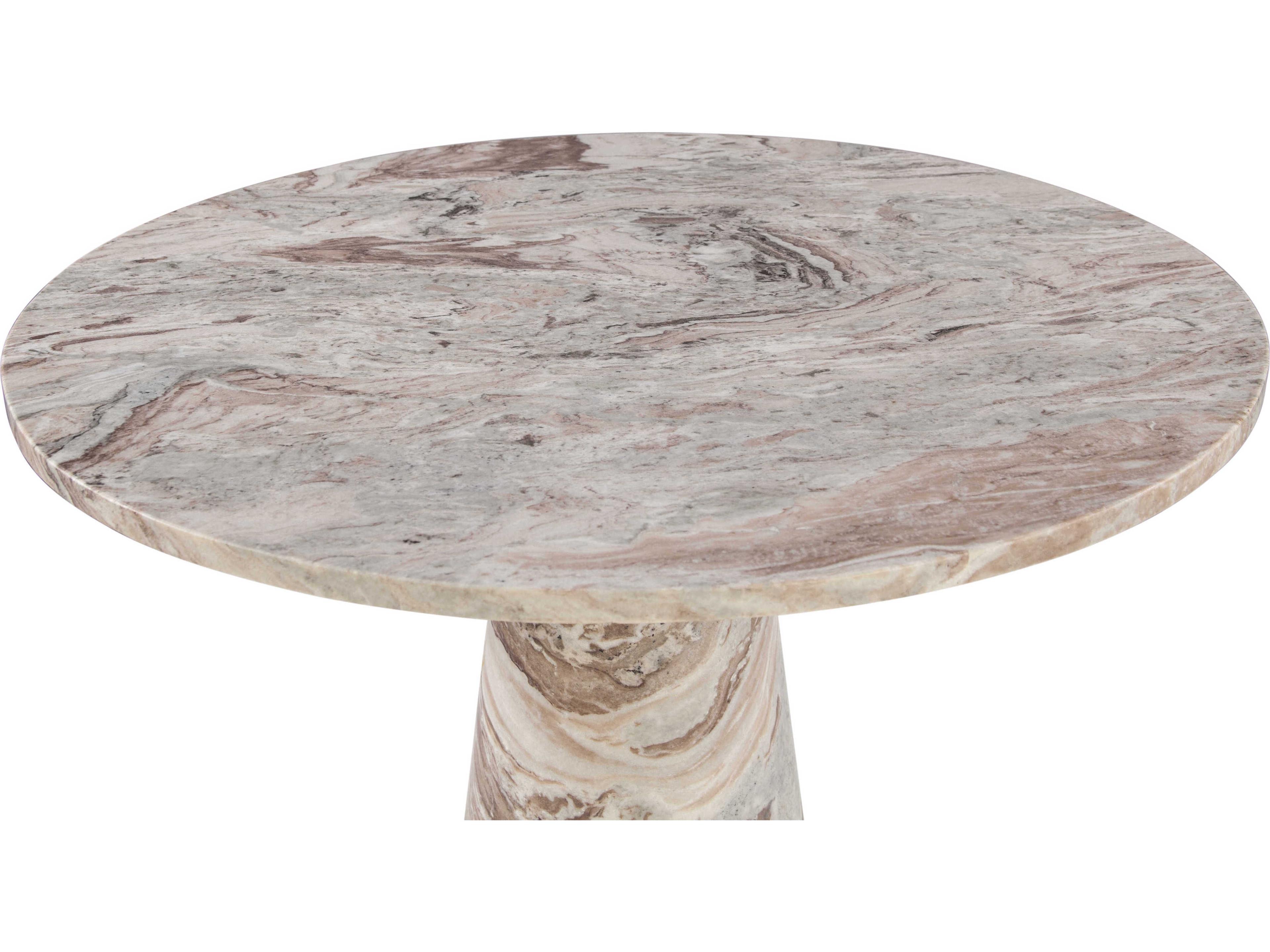 World Interiors Giza Round Marble Dining Table