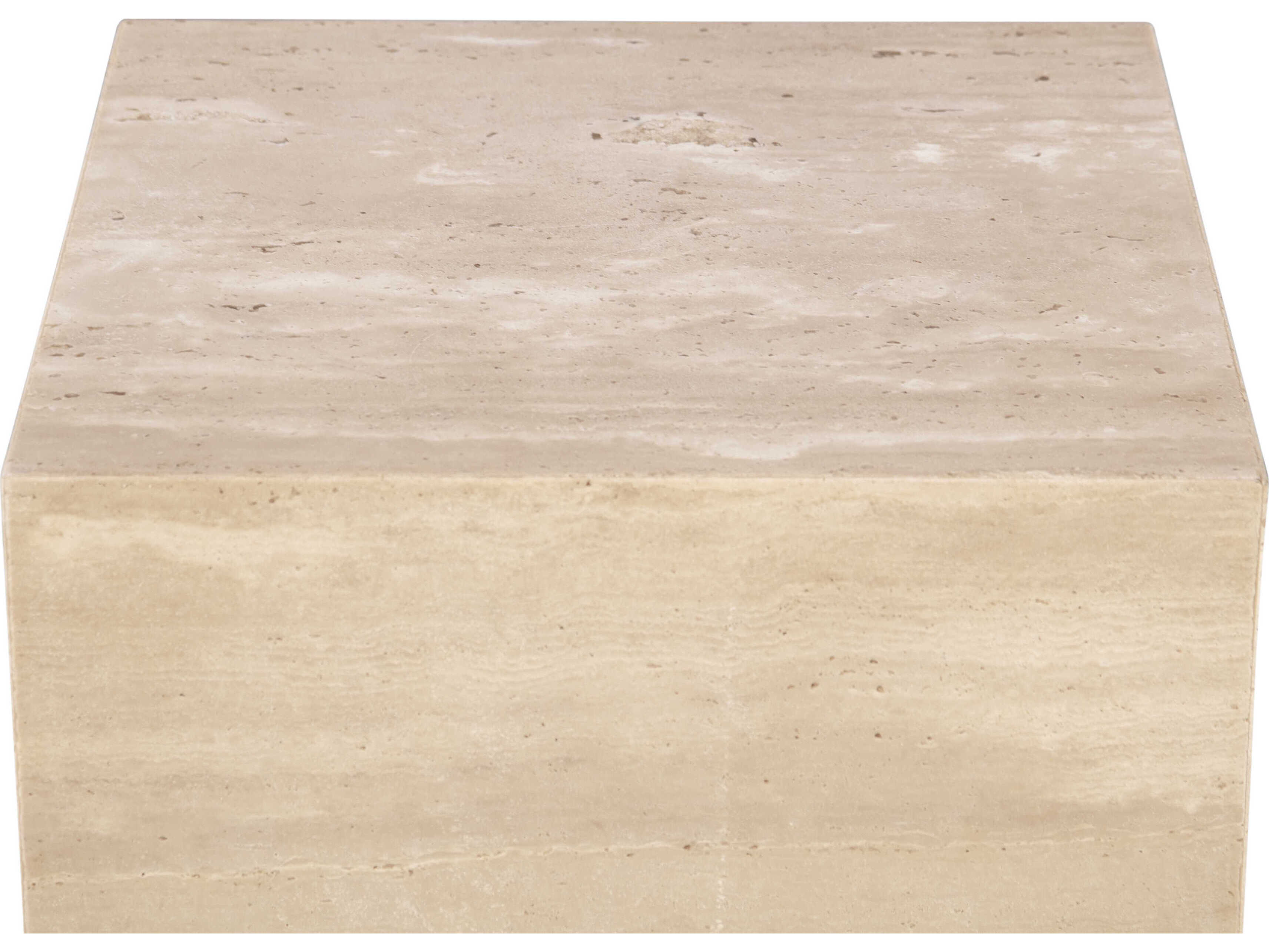 World Interiors Giza Square Stone End Table