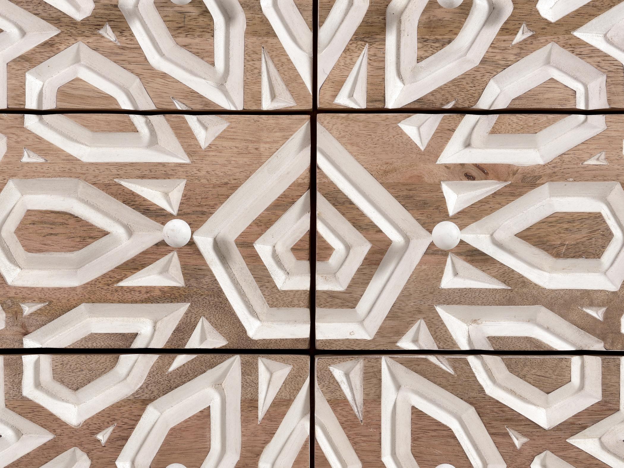 World Interiors Haveli 6-Drawers Double Dresser